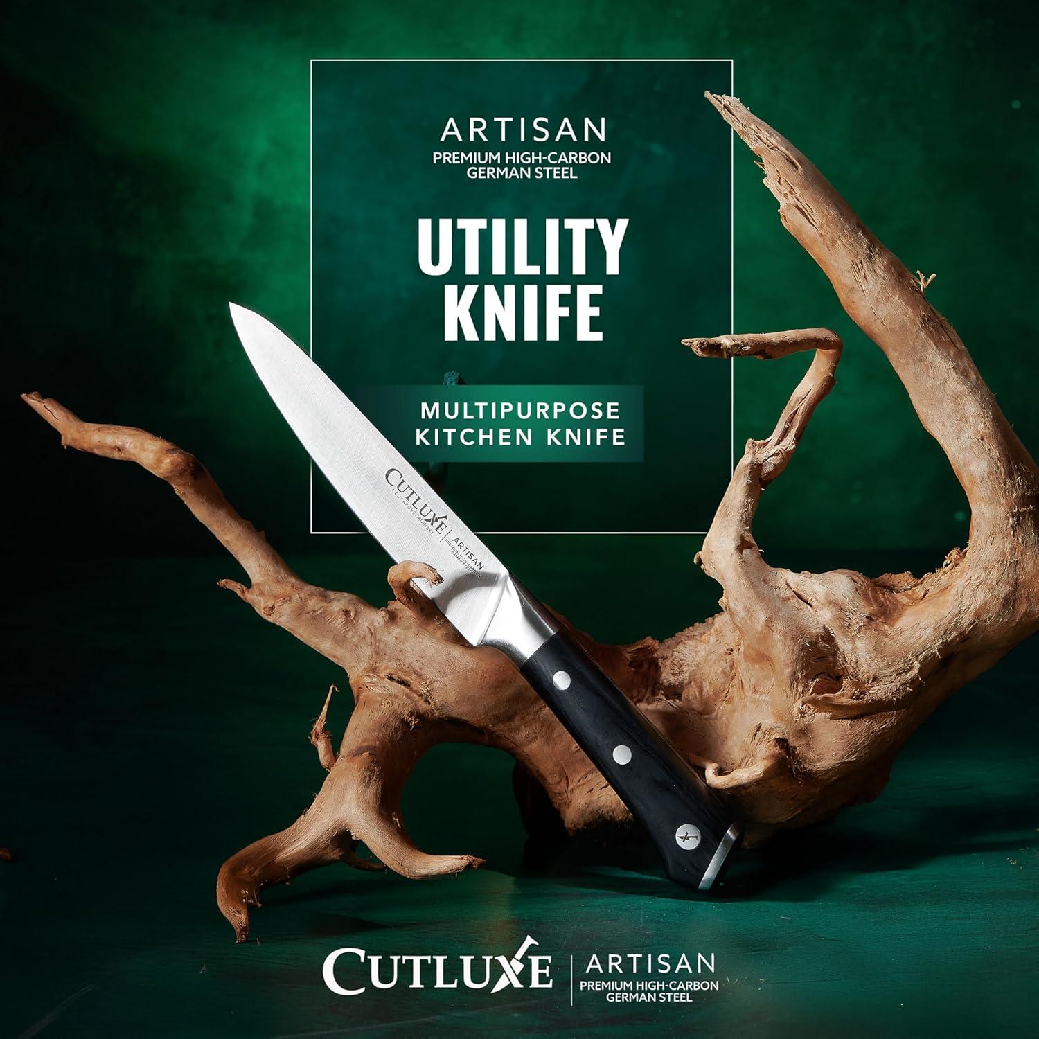 Cuchillo de Cocina Cutluxe 13.97 cm Acero Alemán Ergonómico