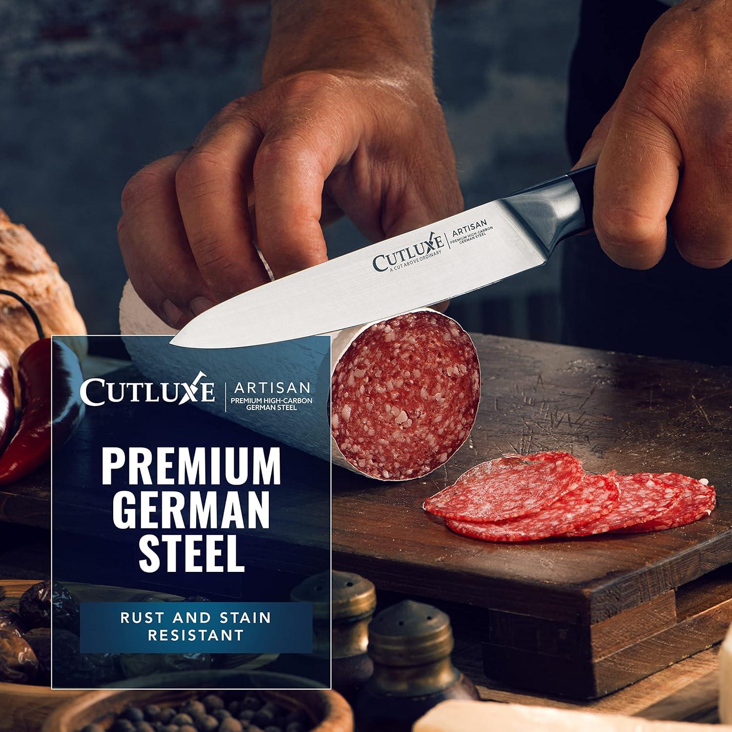 Cuchillo de Cocina Cutluxe 13.97 cm Acero Alemán Ergonómico