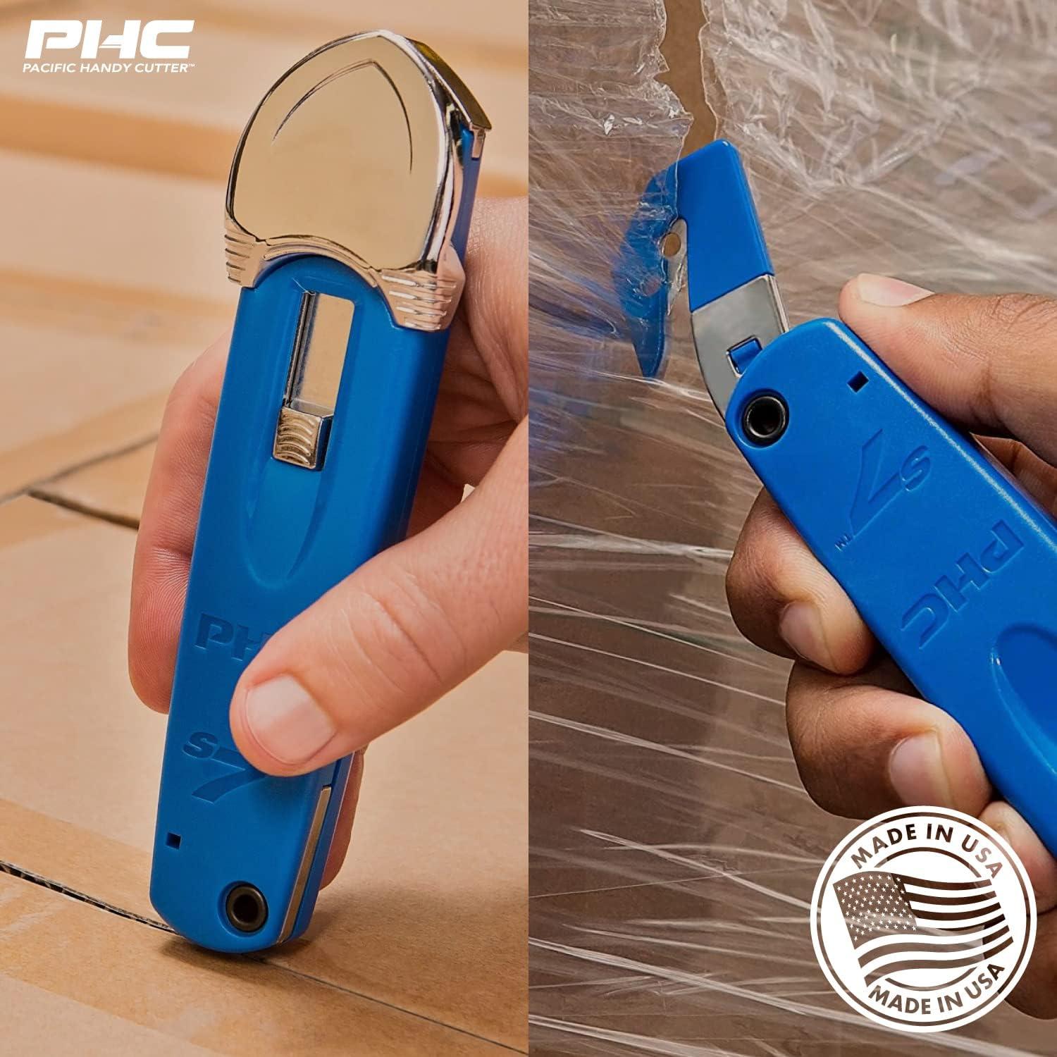 Cortador de Seguridad Pacific Handy Cutter S7 3-en-1 Azul