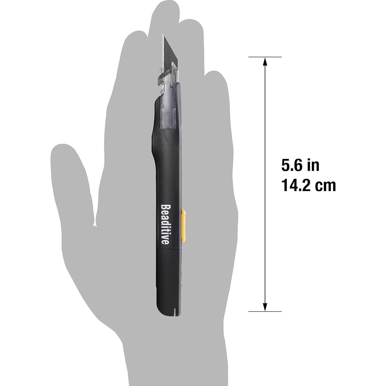 Cuchillo de Detalle Beaditive con 10 Cuchillas Negras