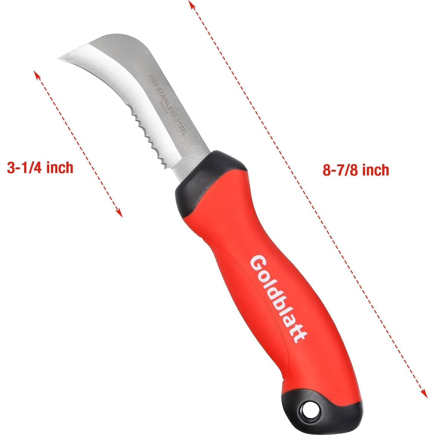 Cuchillo de Linóleo Goldblatt 22.54 cm Acero Inoxidable Antideslizante