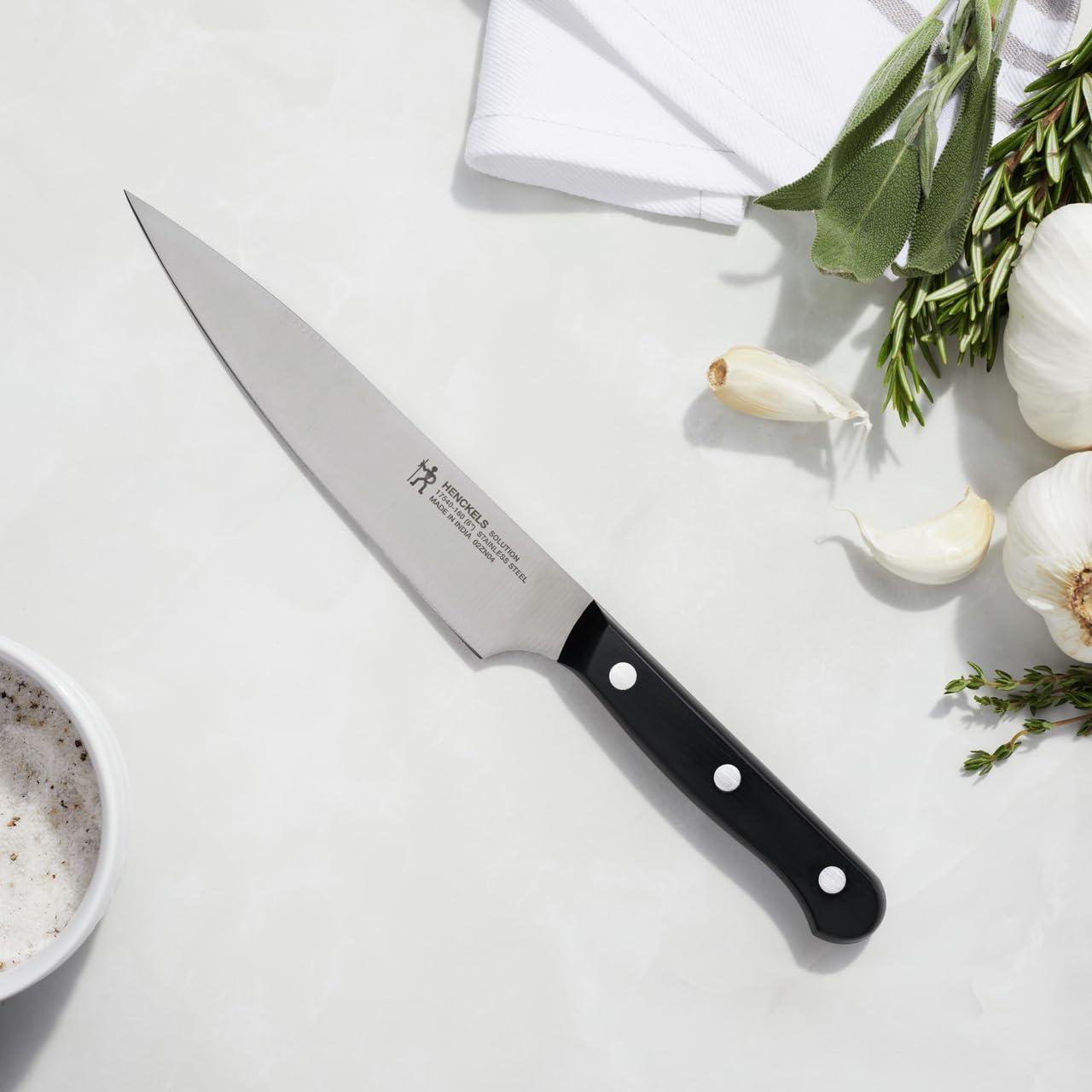 Cuchillo de Utilidad HENCKELS 15.24 cm Negro Acero Inoxidable