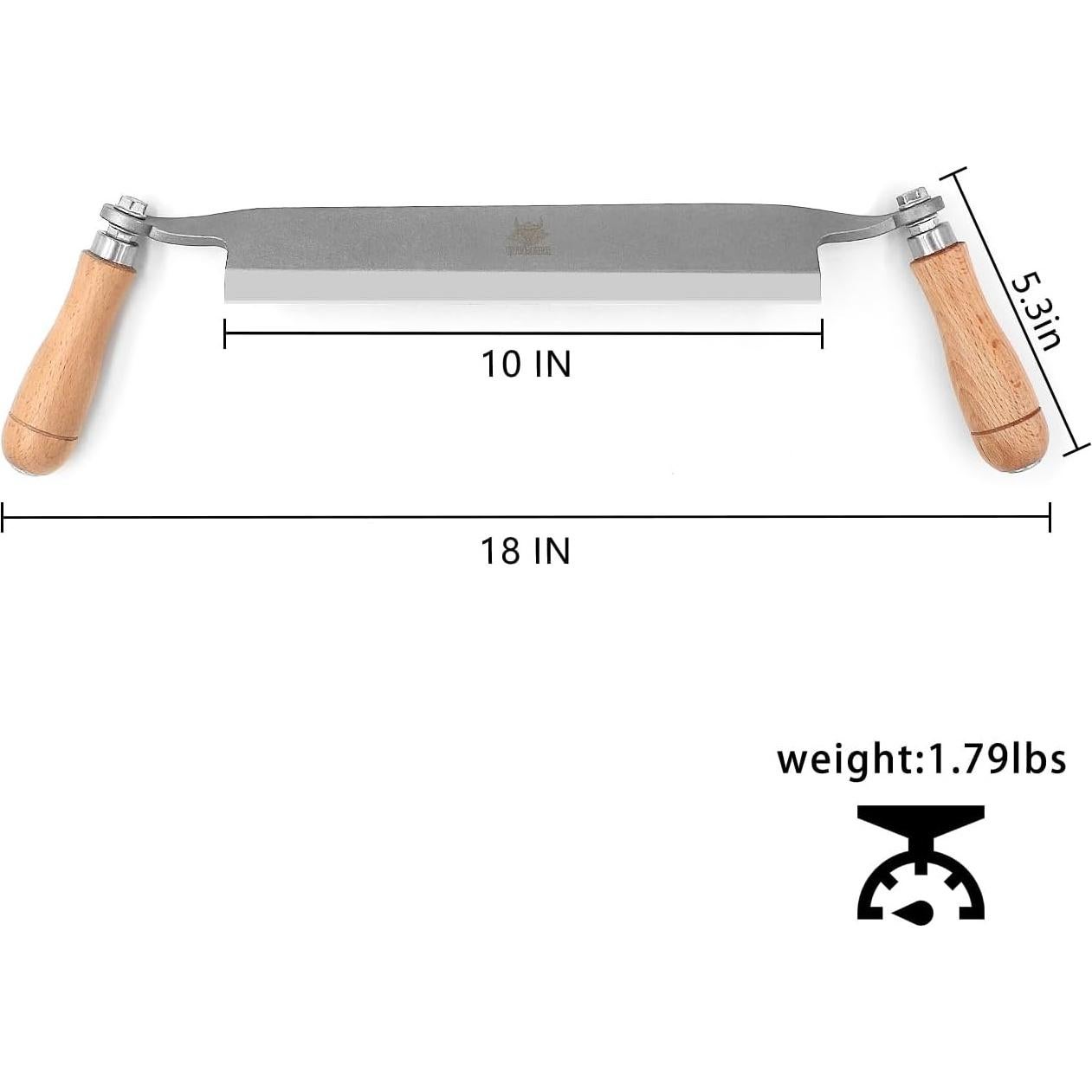 Cuchillo de Talla WICING 25.4 cm Acero Manganeso Mango Ergonómico