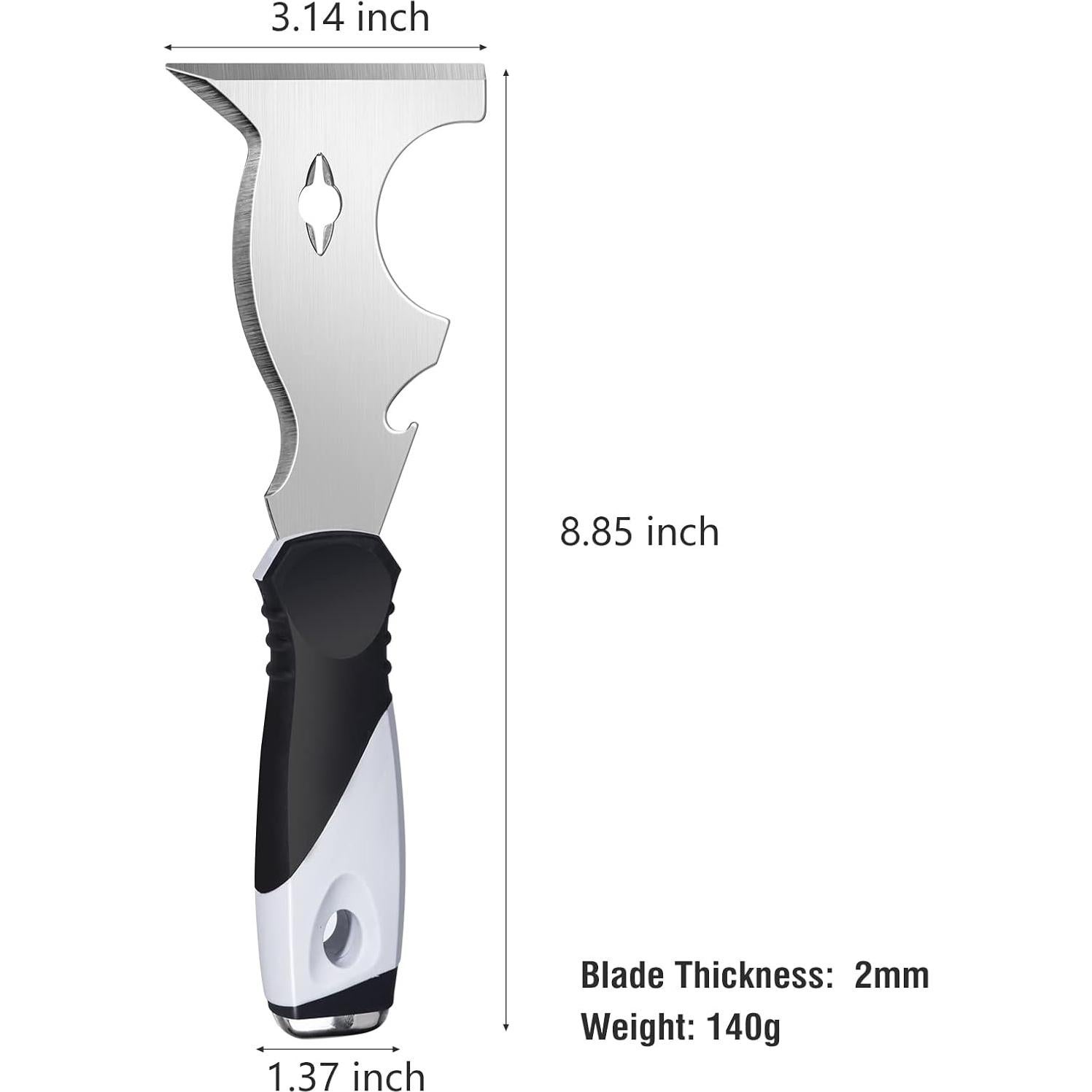 Cuchillo de Masilla 10 en 1 Mister Rui - Raspador Multifuncional 7.62 cm