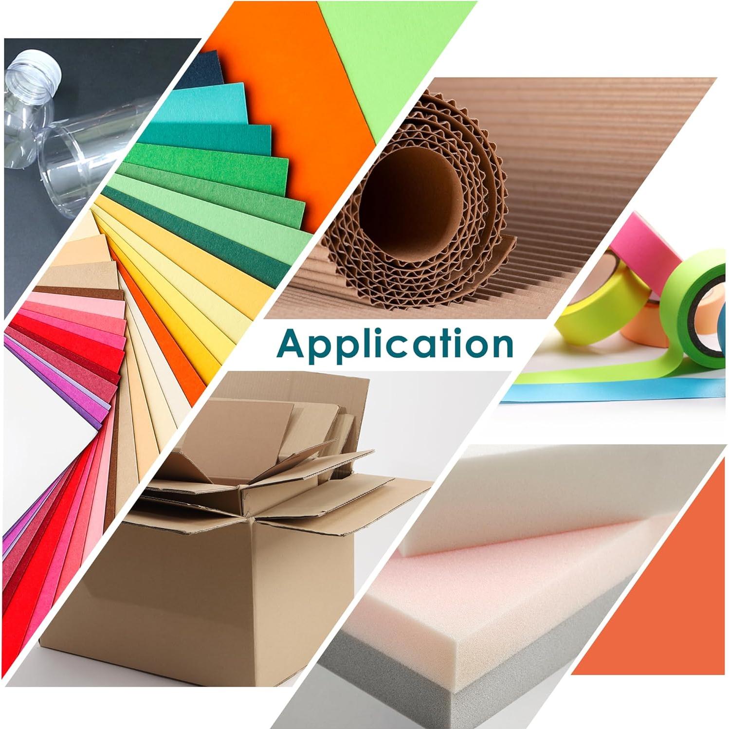 Cortador de Caja Retráctil ORIENTOOLS 4-Pack, Rojo y Amarillo