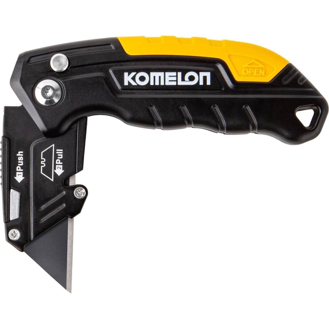Cuchillo de Utilidad Plegable Komelon UDF-N6 con 4 Cuchillas