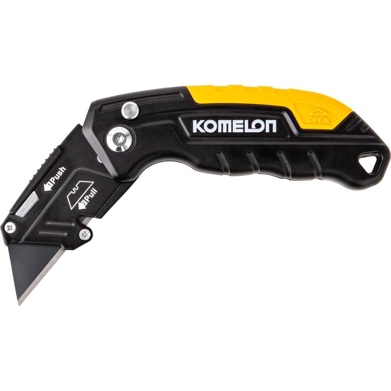 Cuchillo de Utilidad Plegable Komelon UDF-N6 con 4 Cuchillas