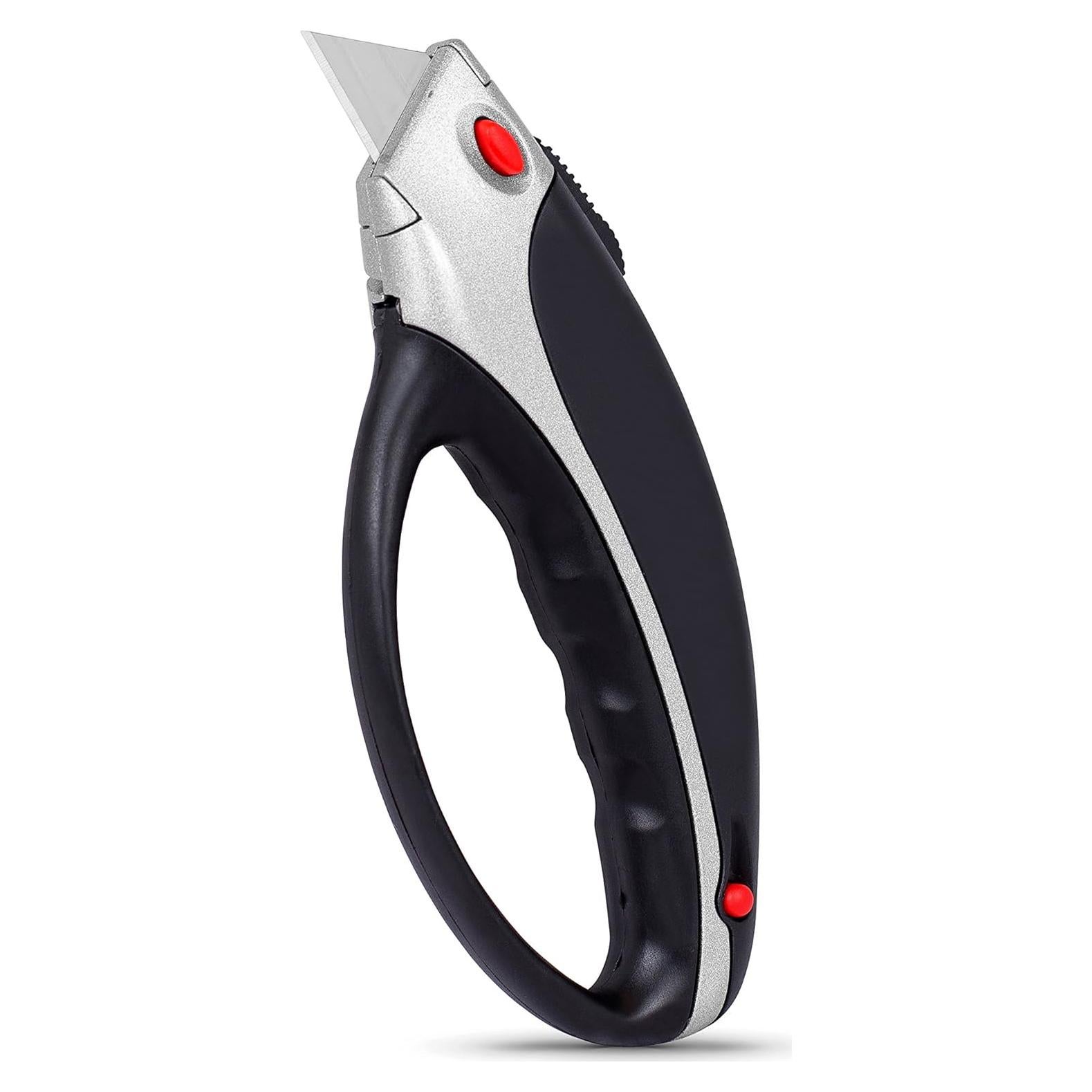 Cuchillo Utilitario Ergonómico Mejor de Internet - Retráctil con 3 Cuchillas