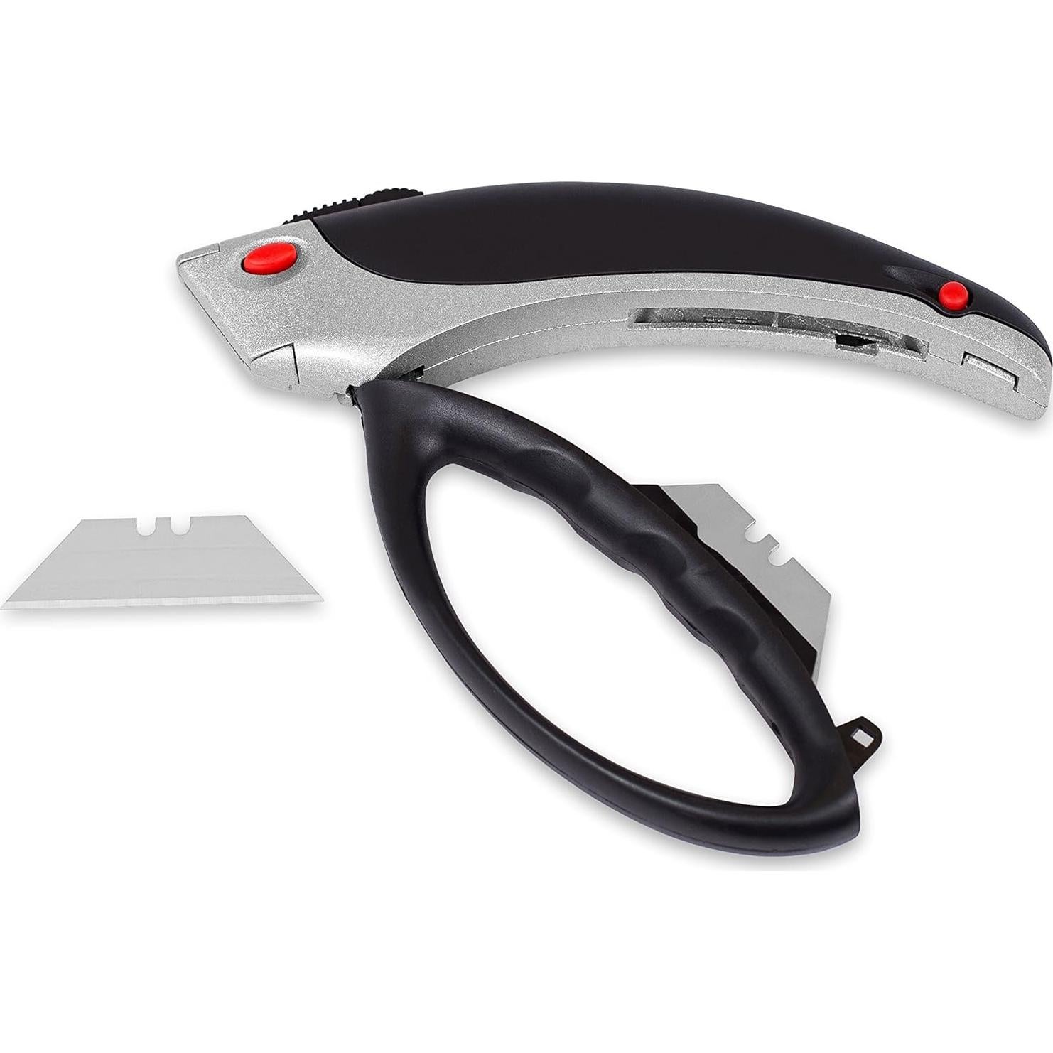 Cuchillo Utilitario Ergonómico Mejor de Internet - Retráctil con 3 Cuchillas