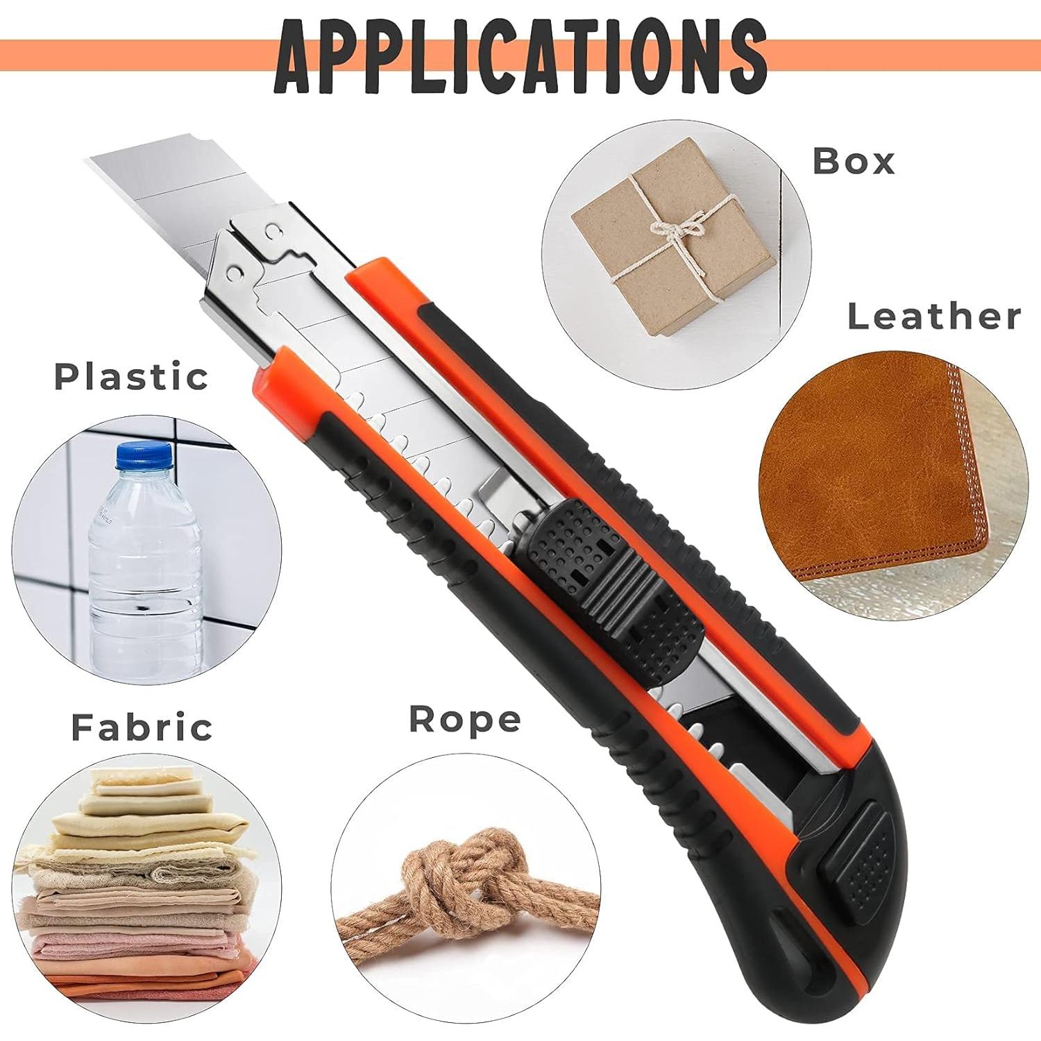 Cortador de Caja TIFICAL 3 Paquetes Cuchilla Afilada 12.7cm