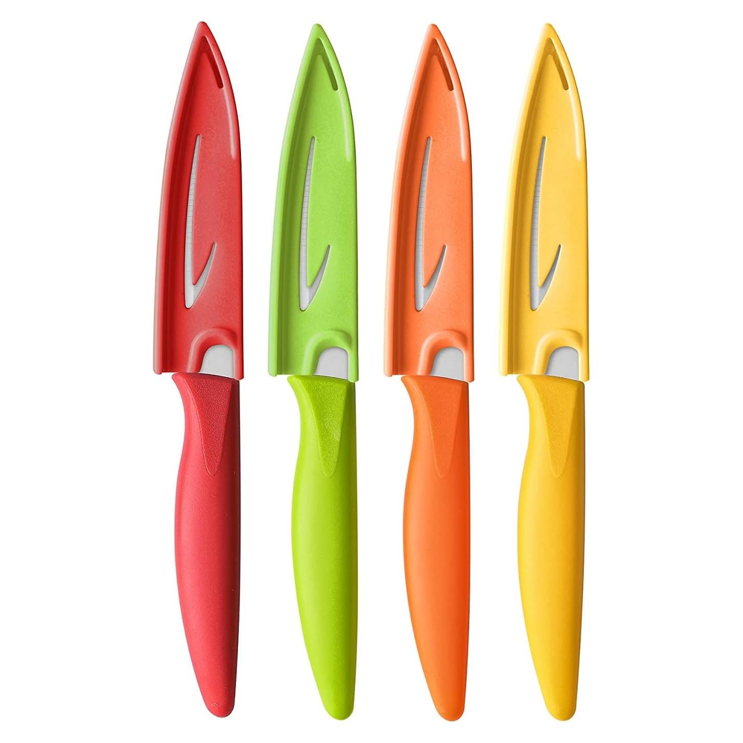 Set de 8 Cuchillos de Pelar VITUER, Acero Inoxidable 10 cm