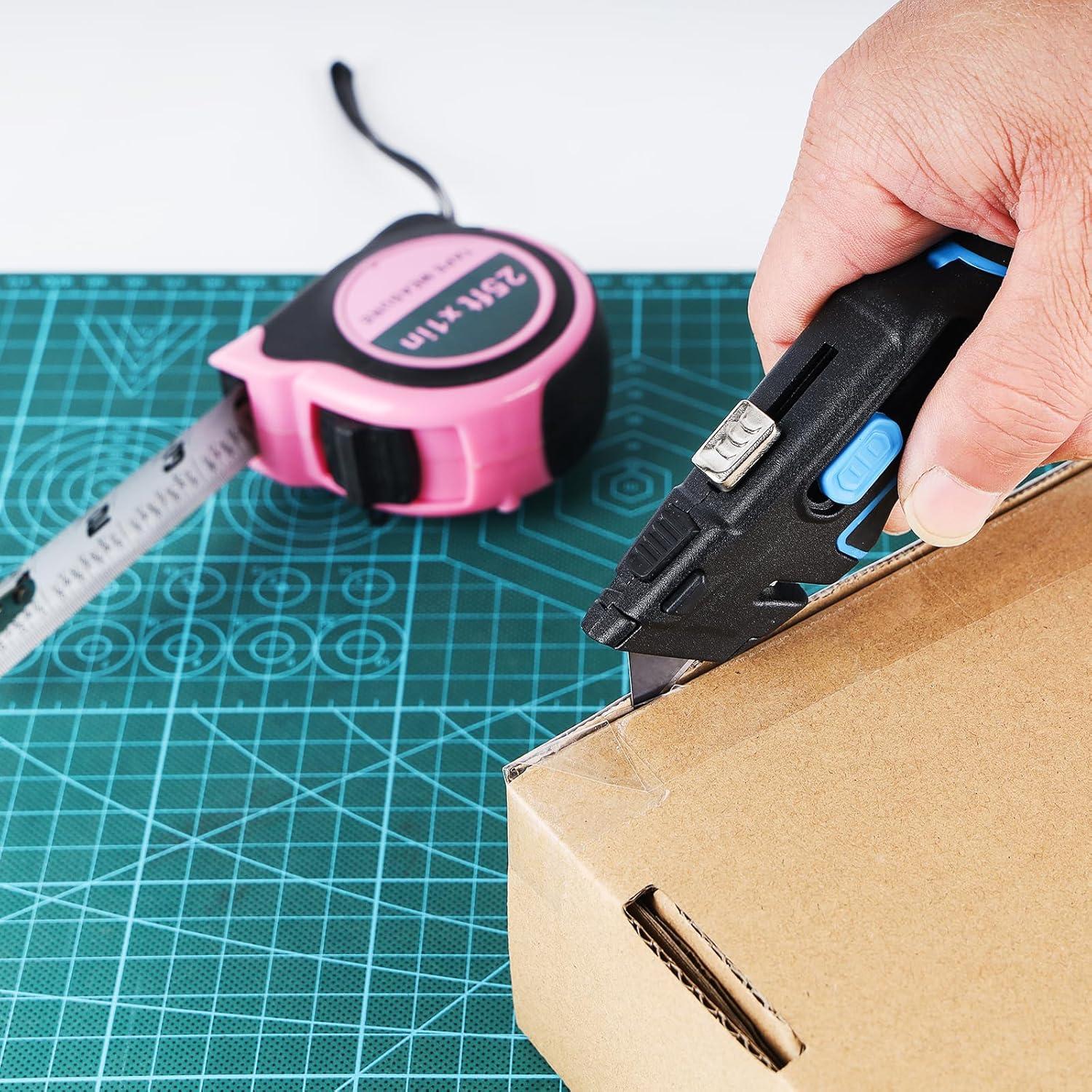 Cuchillo Utilitario Retráctil 2-en-1 Lichamp con 16 Cuchillas