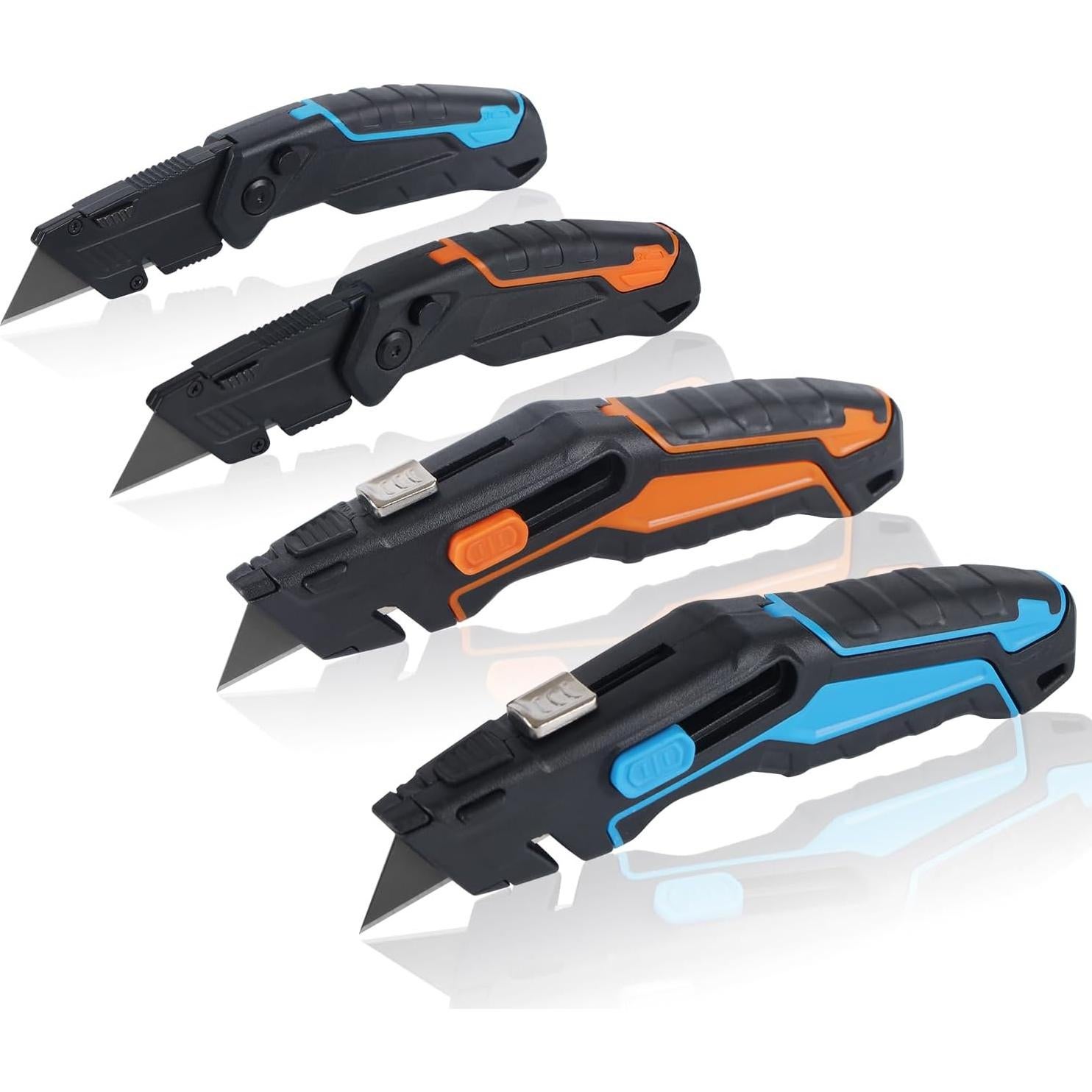 Cuchillo Utilitario Retráctil 2-en-1 Lichamp con 16 Cuchillas