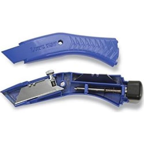 Cuchillo Utility Retráctil Lutz 35699 Azul con 3 Hojas