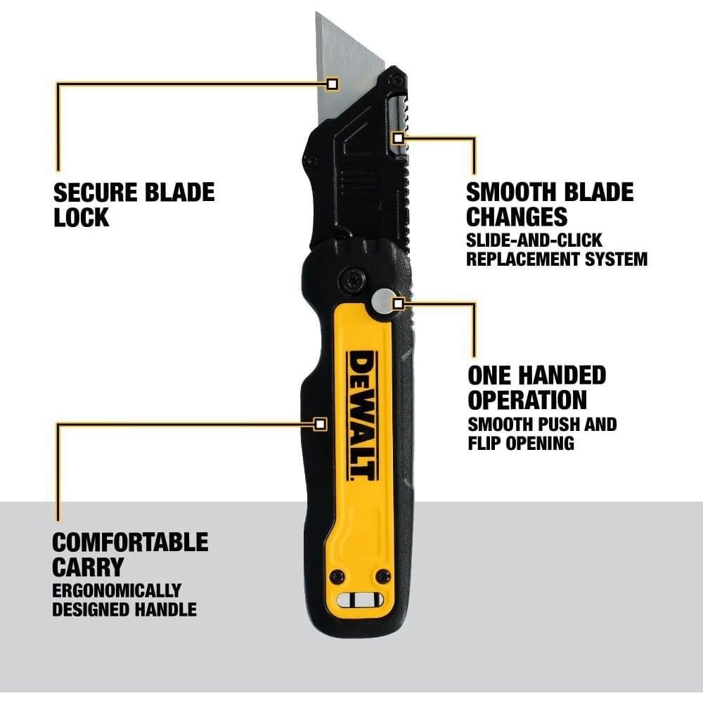 Cuchillo Plegable Dewalt DWHT10991 - Mango Retráctil 2.54cm