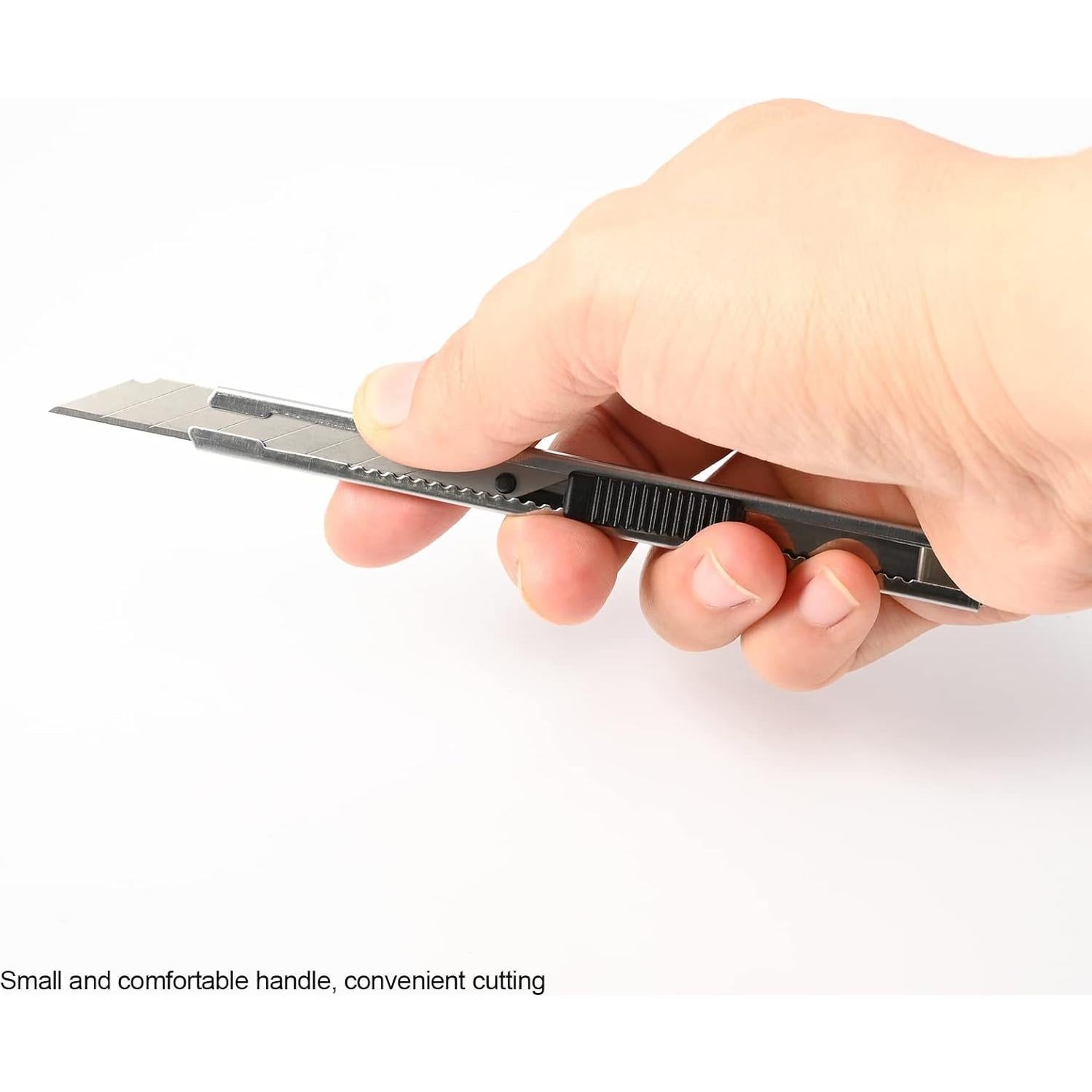 Cuchillo Utilitario Retráctil FOSHIO 3 Piezas 9mm 30°