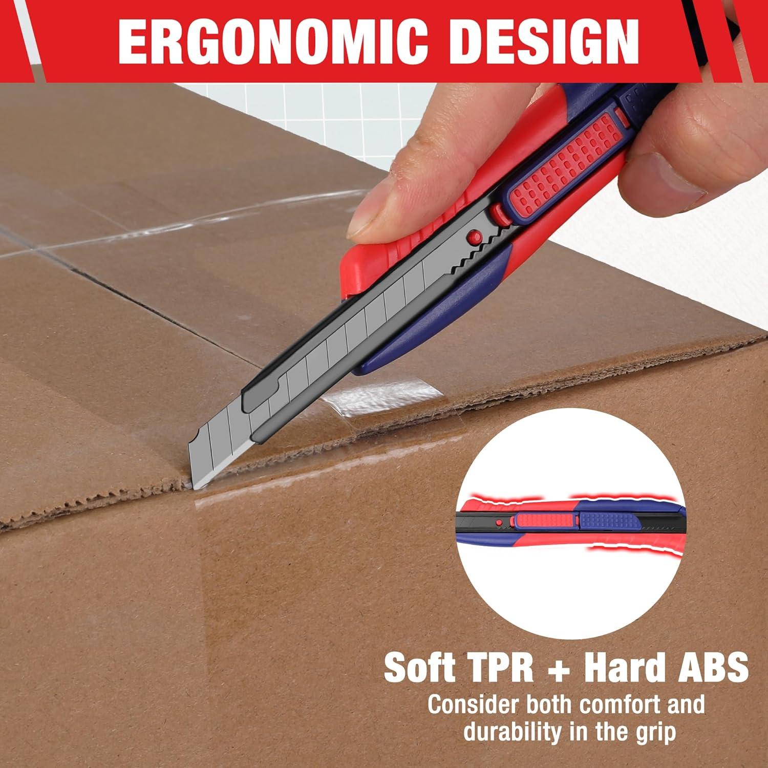 Cuchillo de Utilidad 2-en-1 WORKPRO con Cuchillas Retráctiles