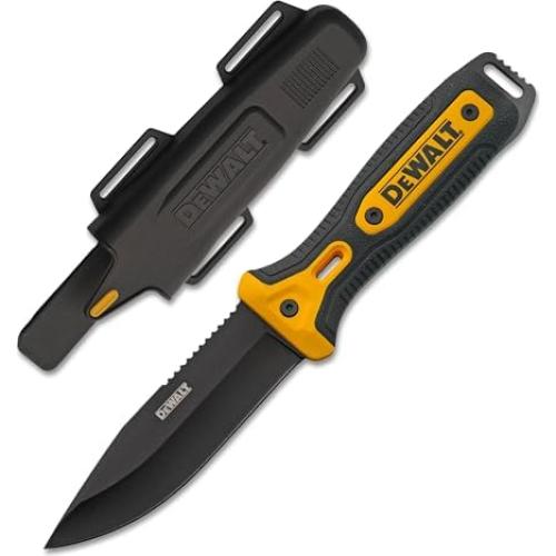 Cuchillo Fijo DEWALT D2 25.4 cm con Funda - Utilitario EDC