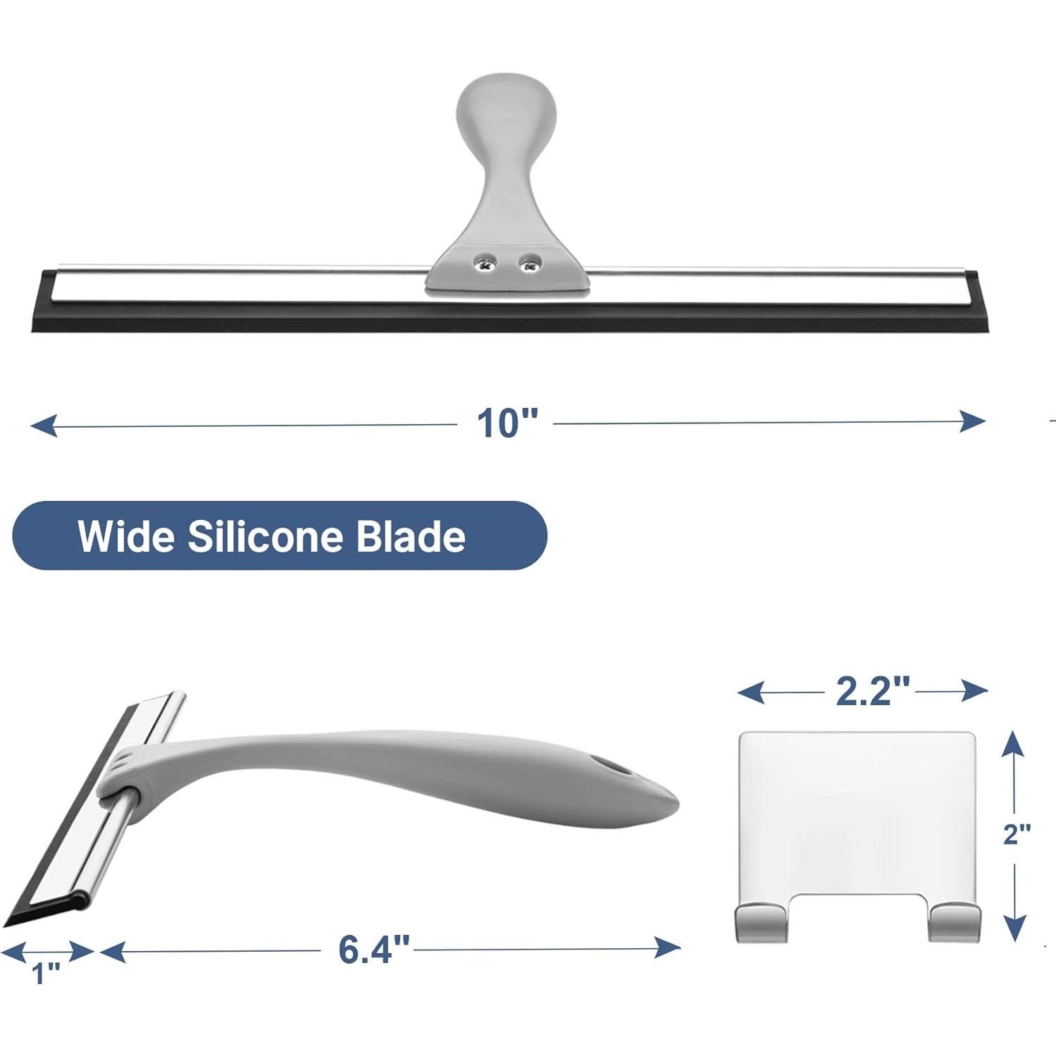 Limpiaparabrisas Multiusos AmazerBath 25.4 cm Gris