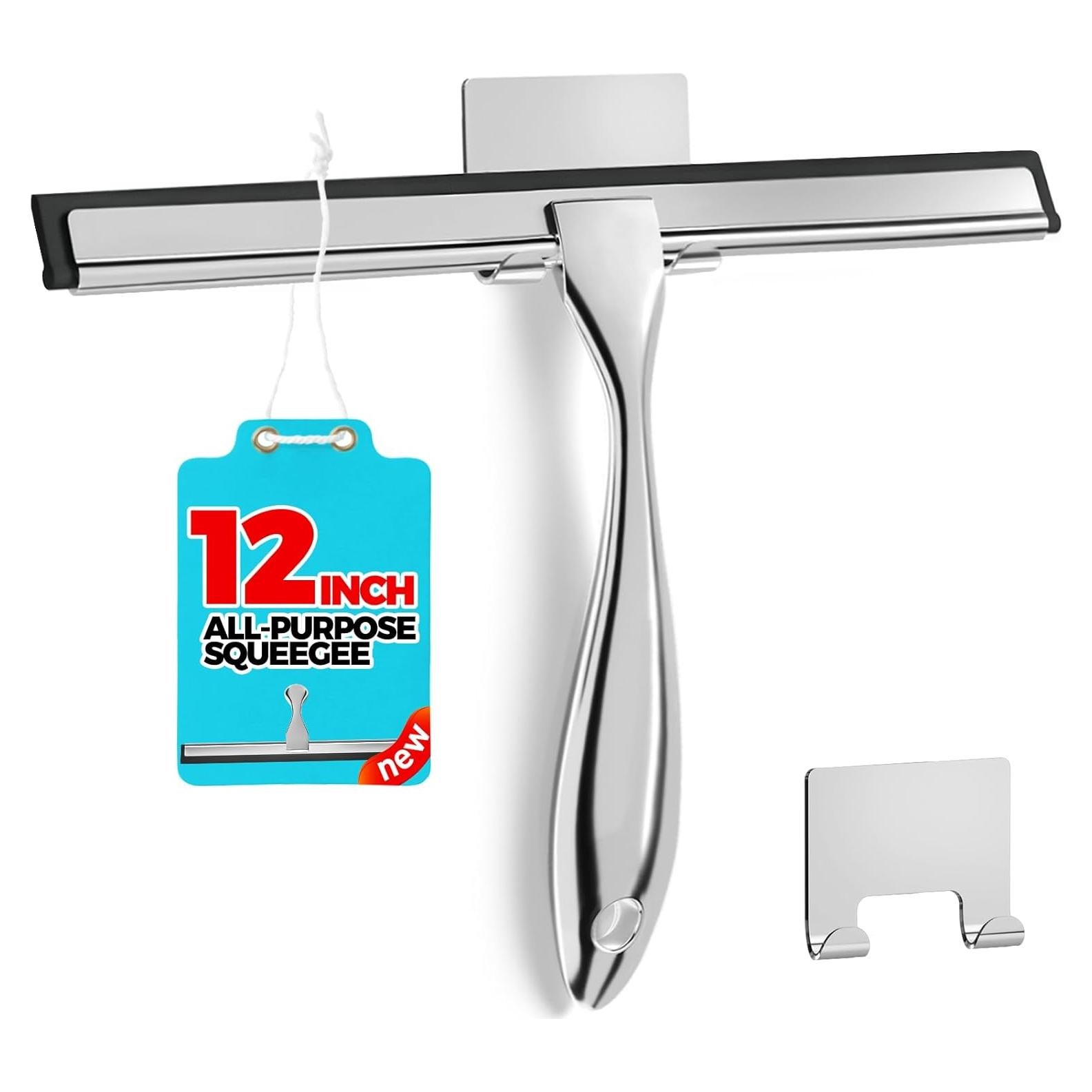 Limpiaparabrisas de Ducha 30.48 cm ALFLOD Acero Inoxidable Plata