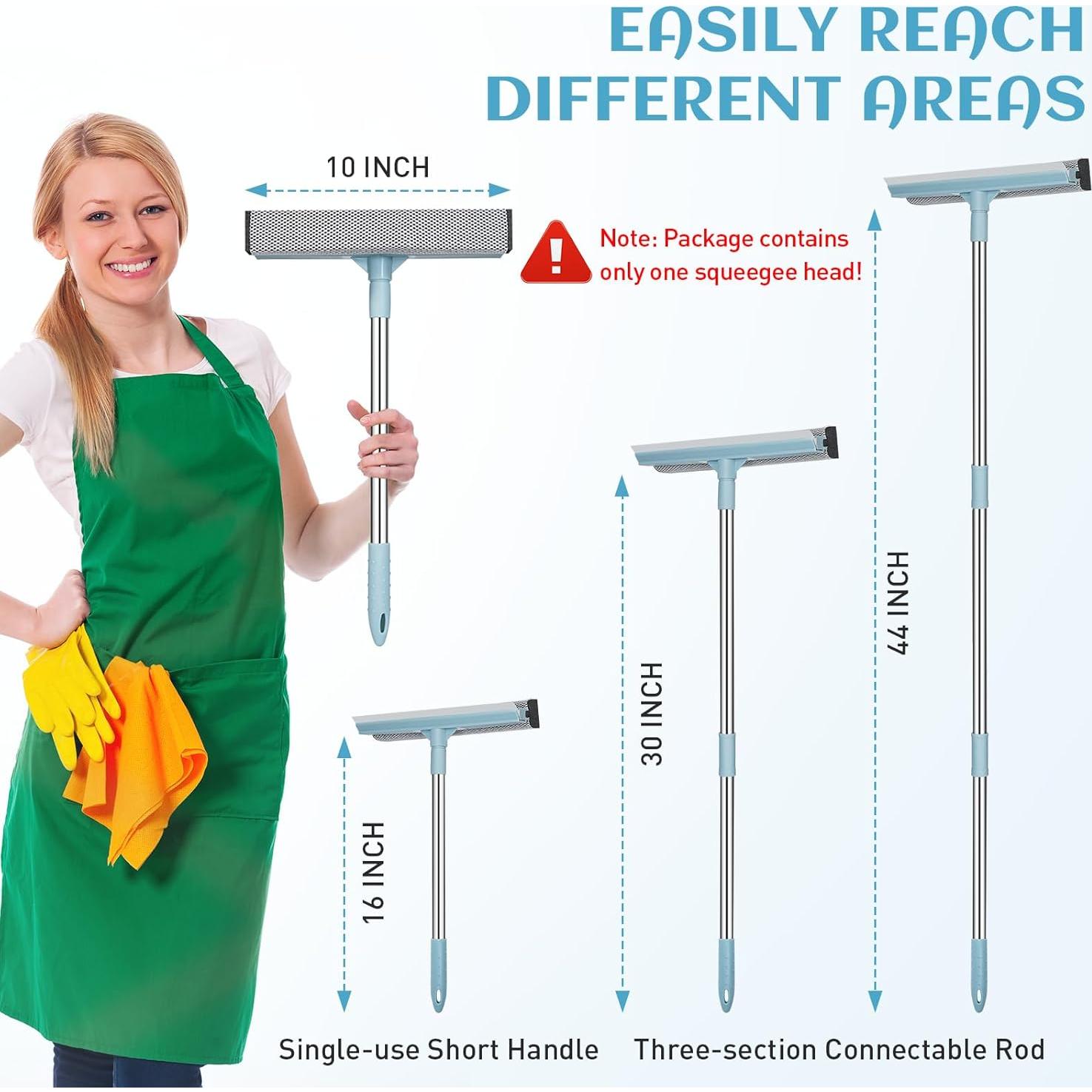 Raspador de Ventanas TLAZZ 2 en 1 con Mango Extensible 111.76 cm