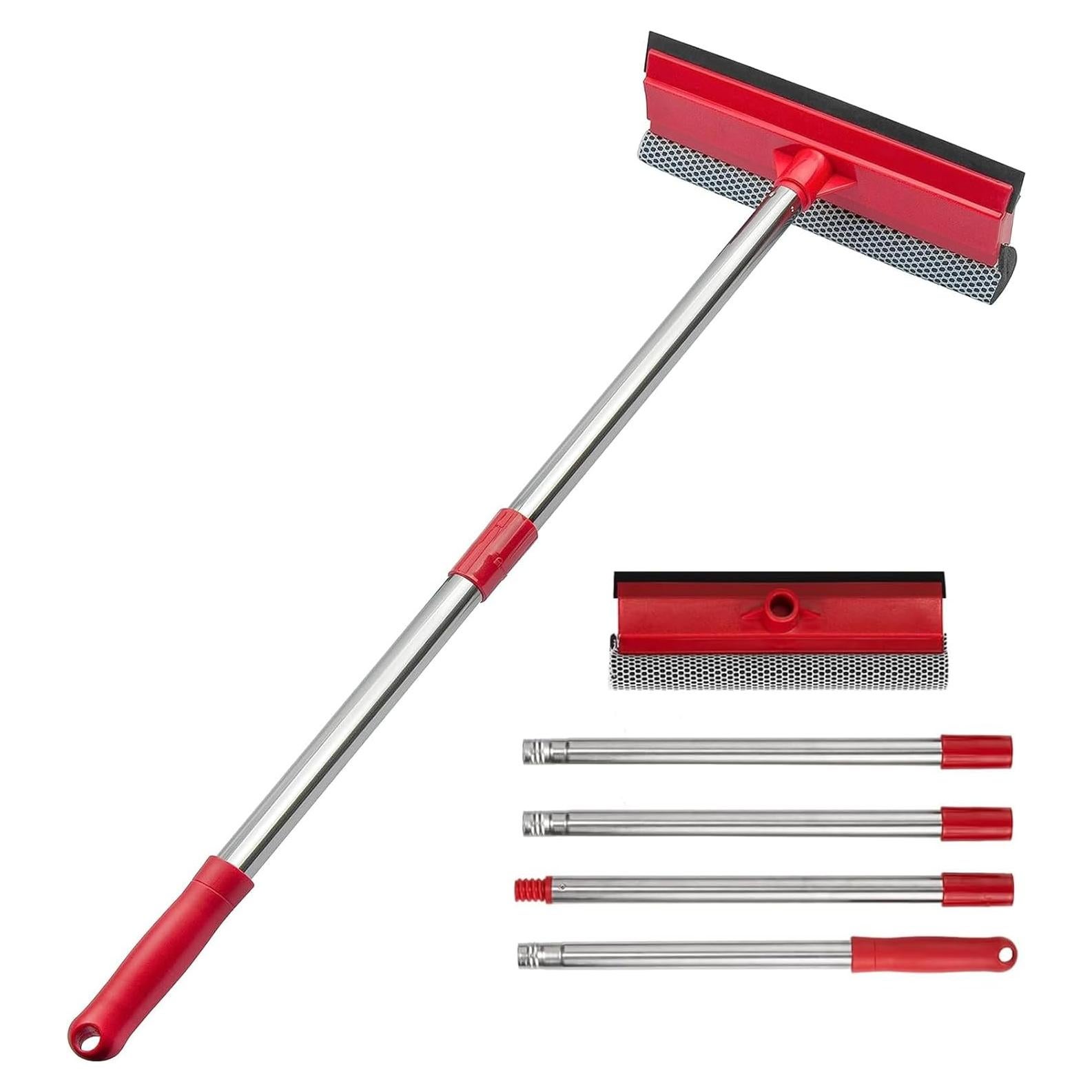 Limpiaparabrisas de Ventana 2 en 1 Bryquelin 25.4 cm con Mango 139.7 cm