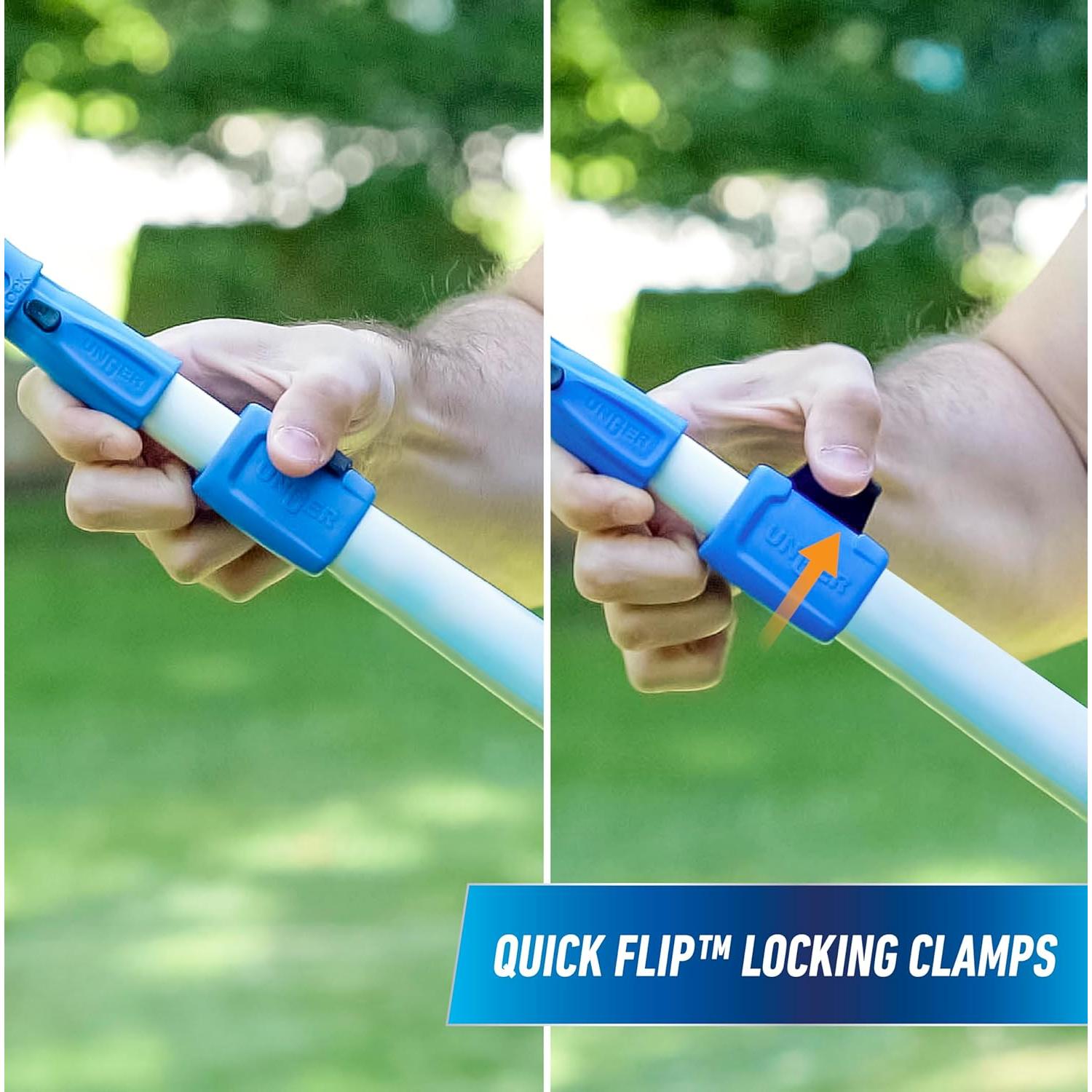 Limpiacristales 2-en-1 Unger Professional con Poste Telescópico 2.44 m