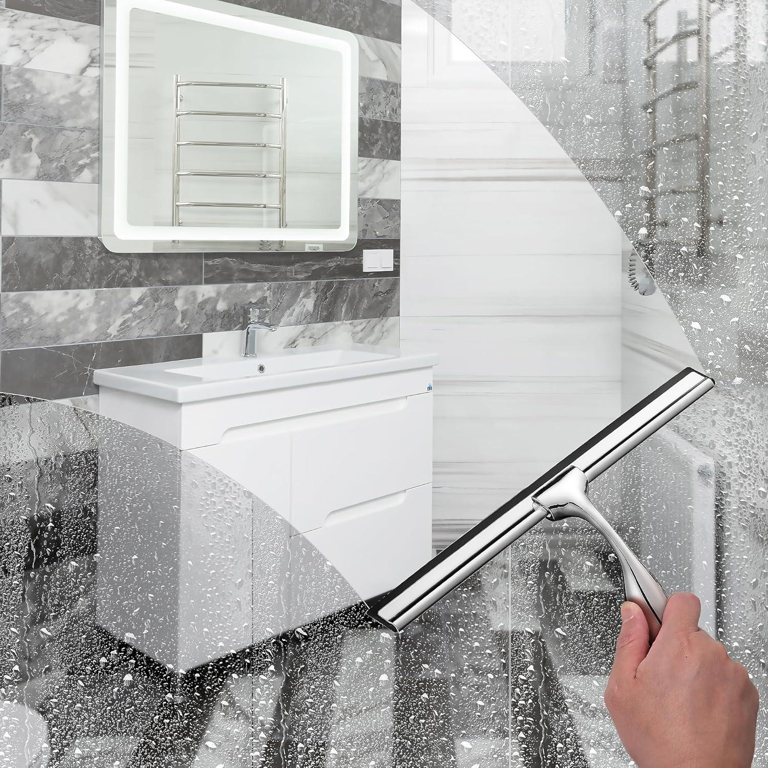 Limpiacristales Multiusos LASSHSWA 25.4 cm para Ducha y Ventanas