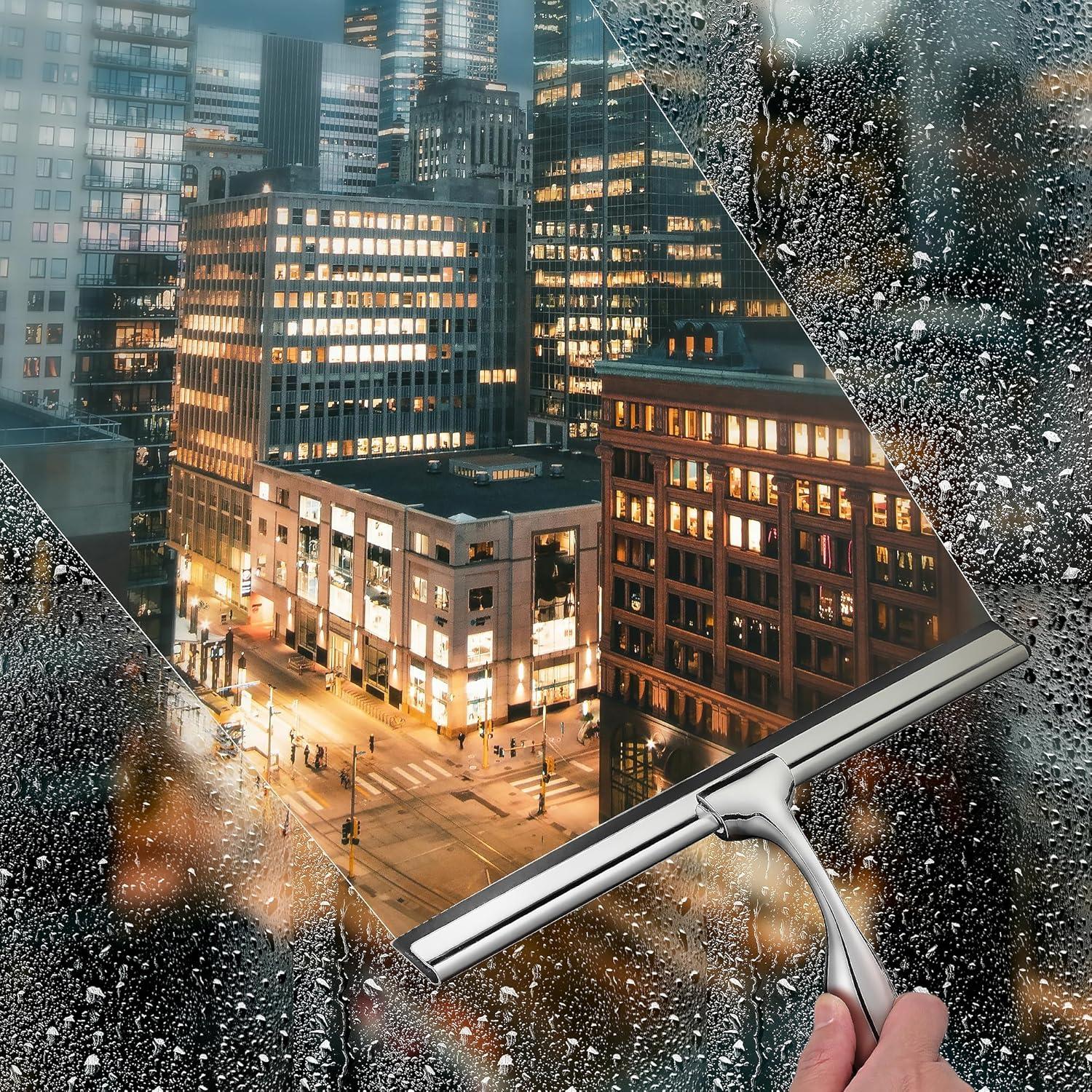 Limpiacristales Multiusos LASSHSWA 25.4 cm para Ducha y Ventanas