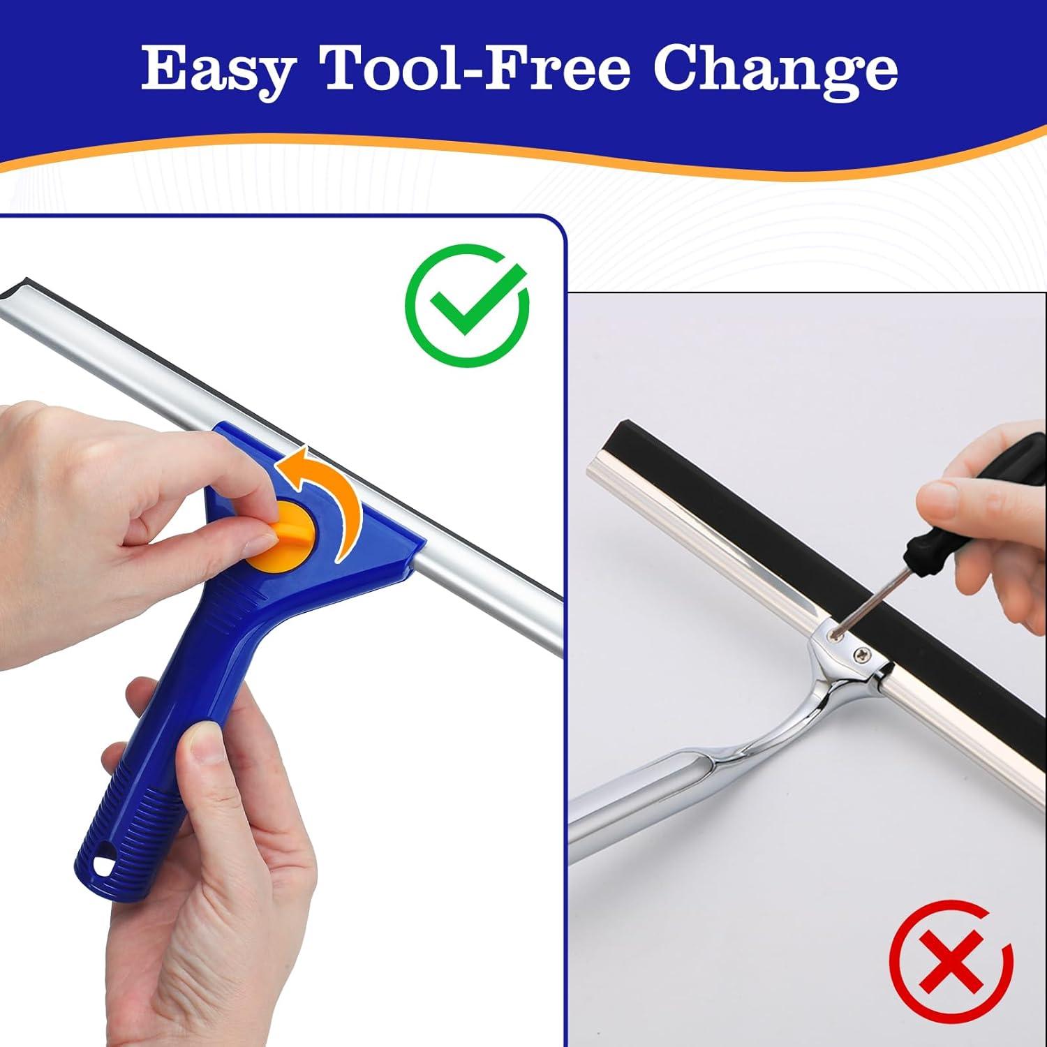 Limpiaparabrisas de Ventana KalTell 18" y 12" Intercambiables