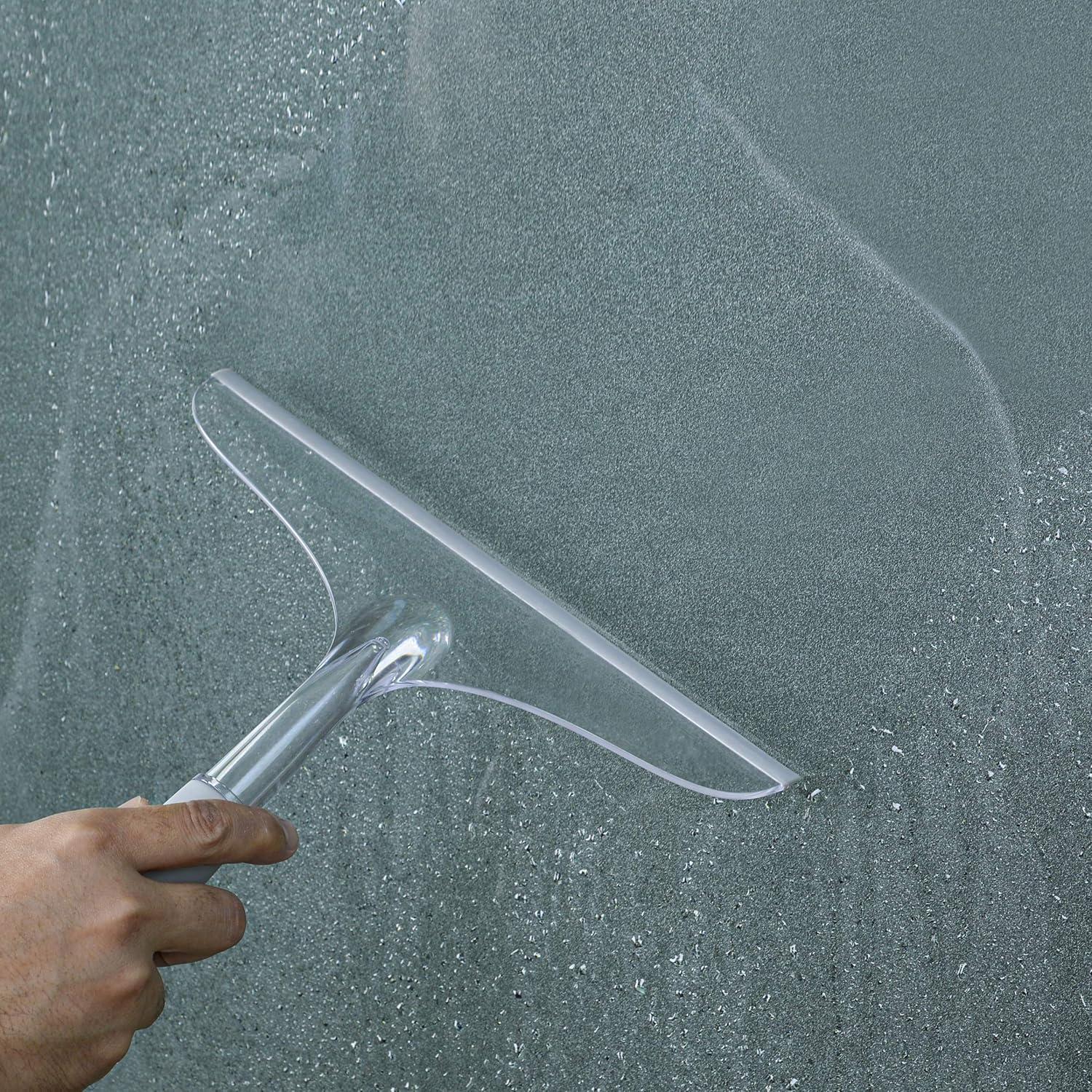 Raspador de Ducha TreeLen 25.4 cm Goma Transparente Sin Rayas