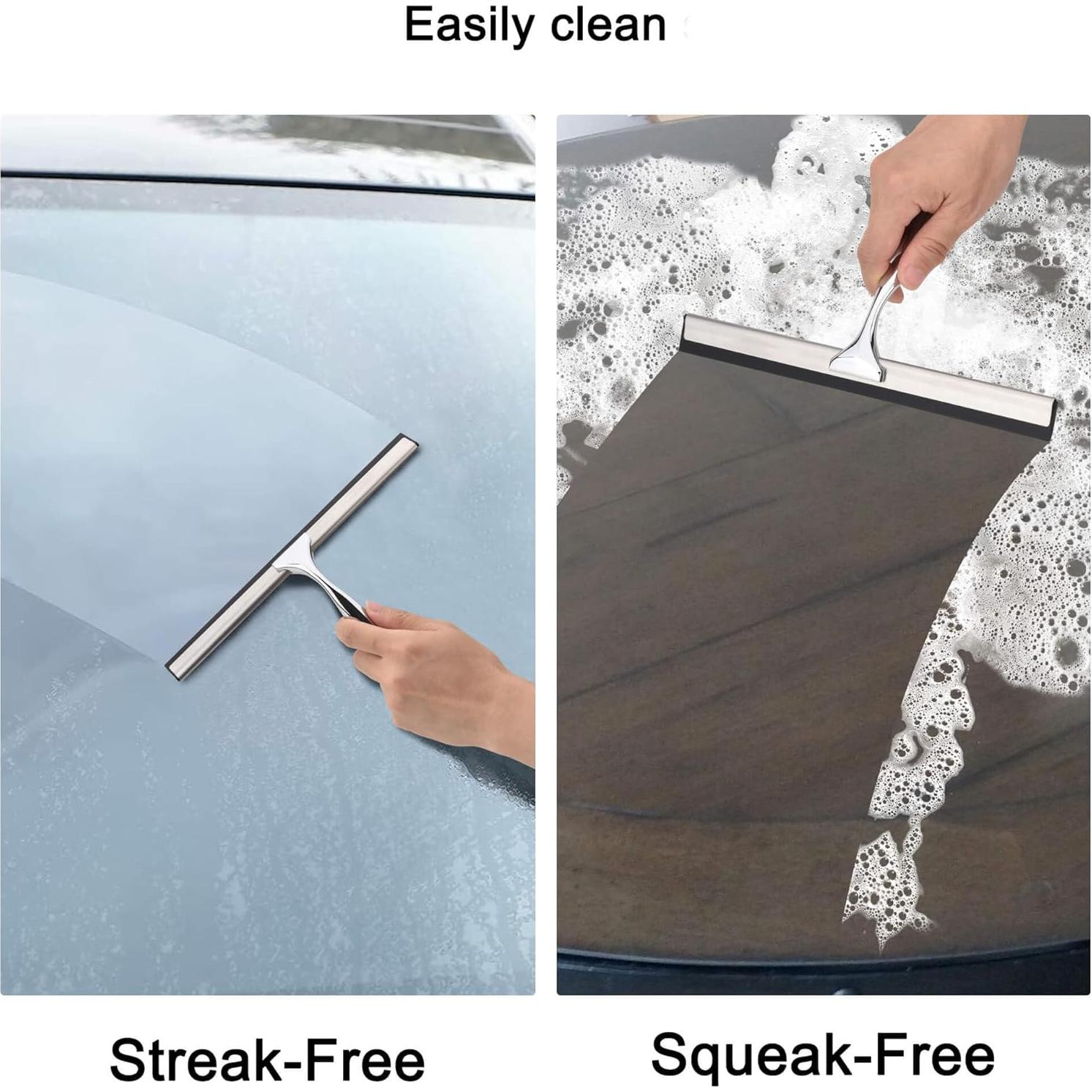 Limpiaparabrisas de Acero Inoxidable Aliglow 25.4 cm Multiusos