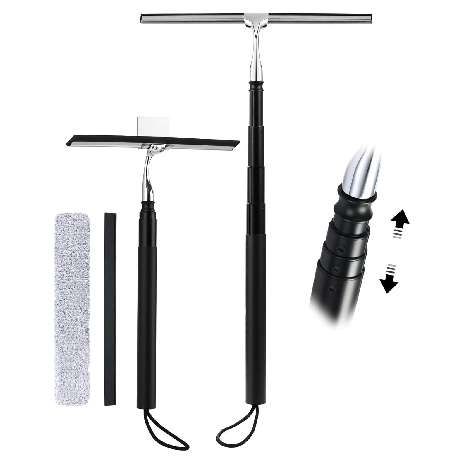 Limpiaparabris Telescópico Eahwey 2 en 1 128.7 cm Negro