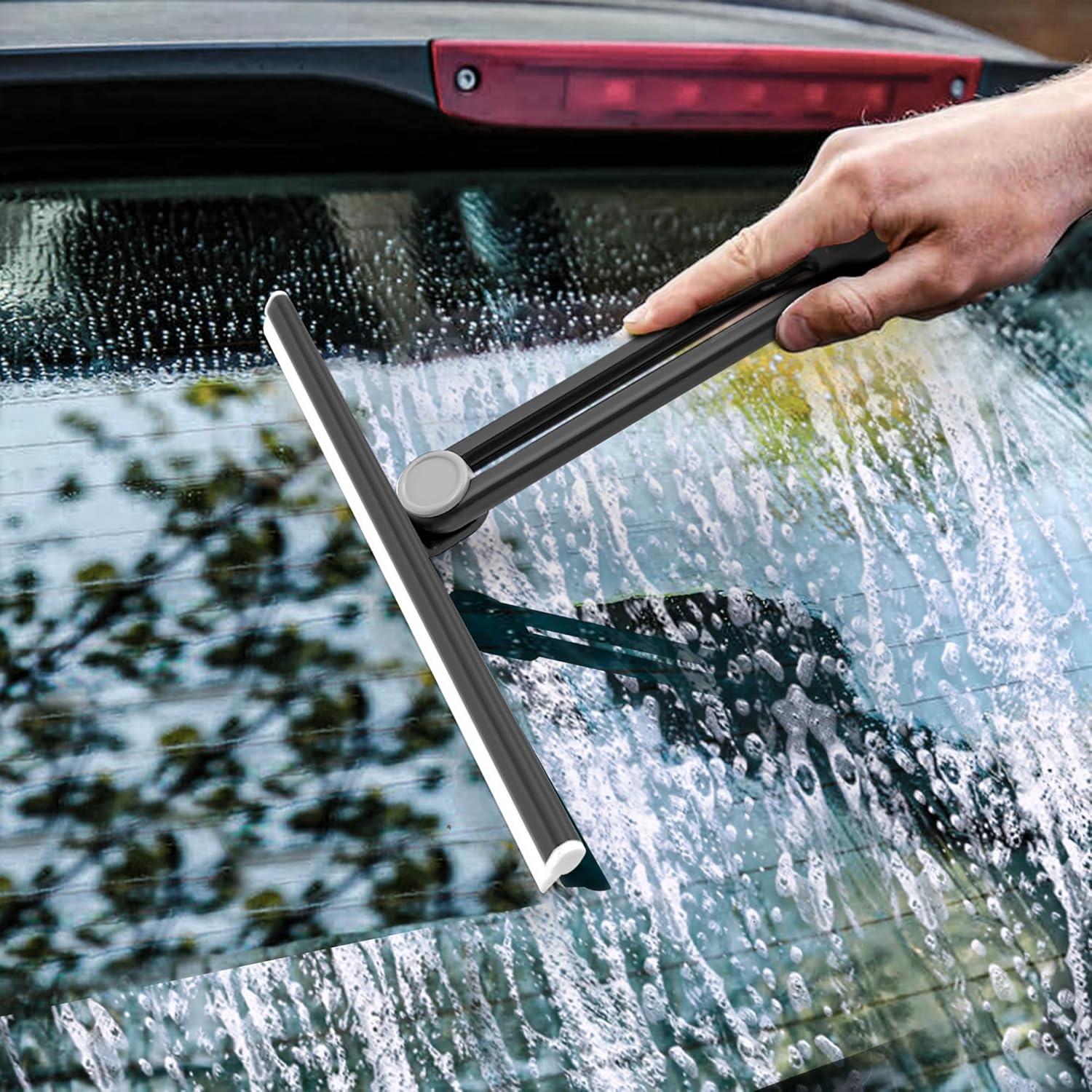 Limpiacristales NEWE 28 cm Rotativo 360° para Ducha y Espejos