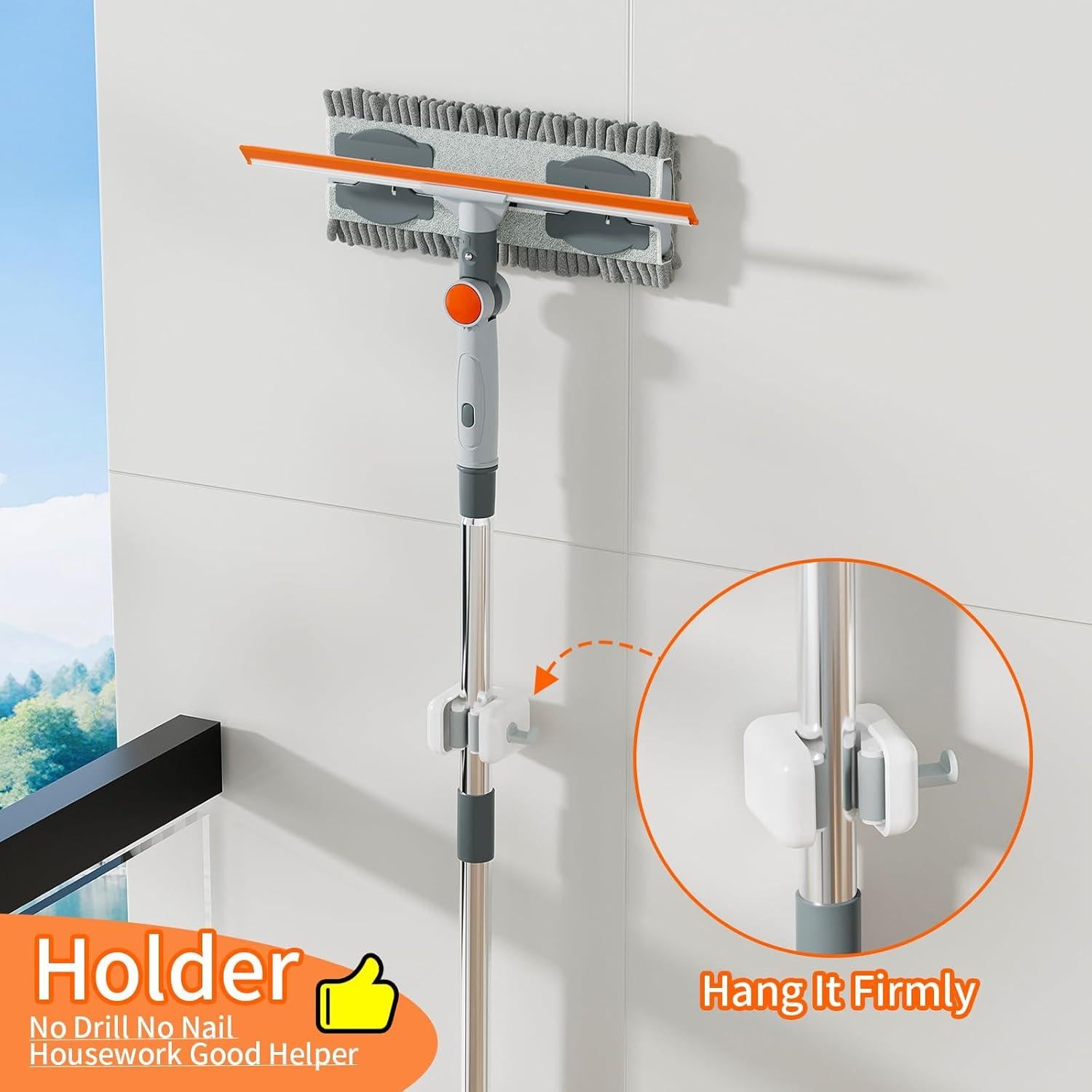 Kit de limpieza de ventanas 2 en 1 Aplop 1.95 m sin rayas