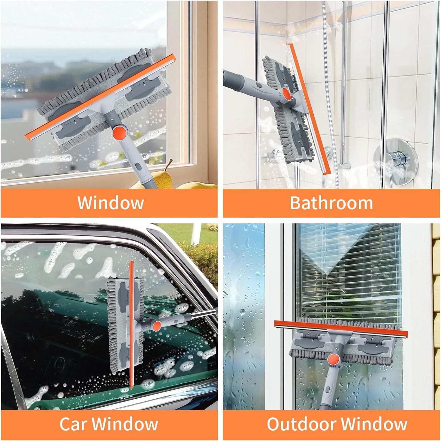 Kit de limpieza de ventanas 2 en 1 Aplop 1.95 m sin rayas