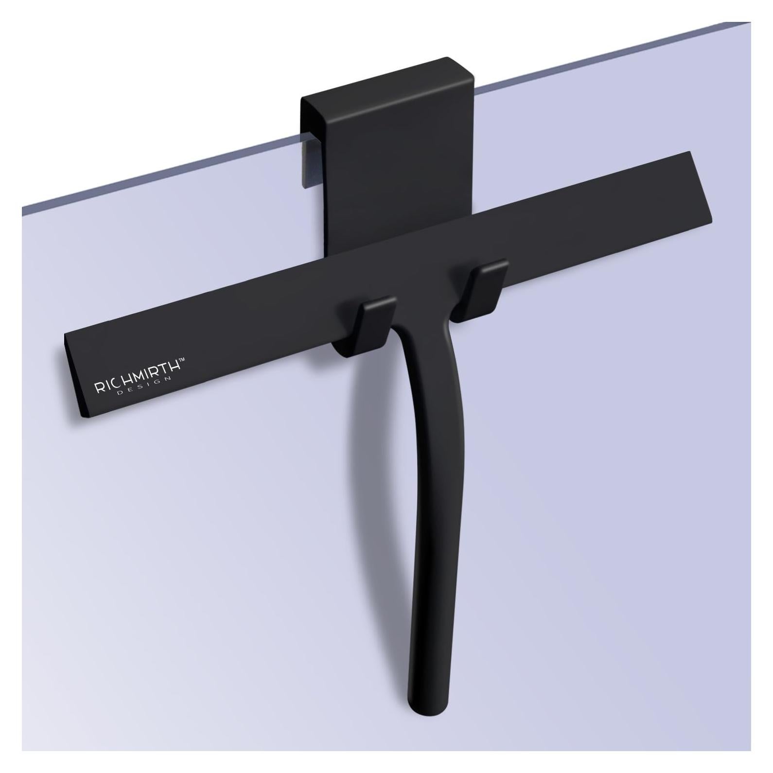 Silicone Rubber Blade & Hook Shower Window Squeegee 11" in Width Silicone Car Squeegee Bathroom Squeegee for Shower Squeegee for Shower Doors Car Window