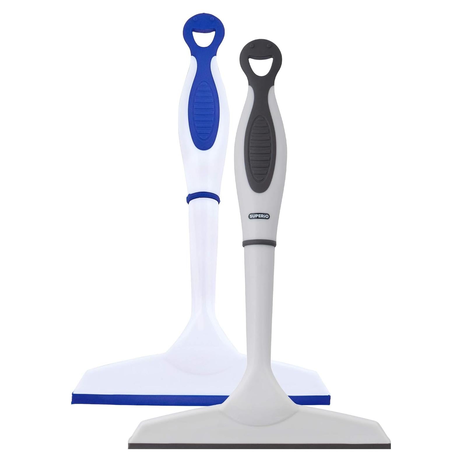 Goma Limpiadora de Ventanas Superio 15.24 cm 2 Paquete Azul-Gris