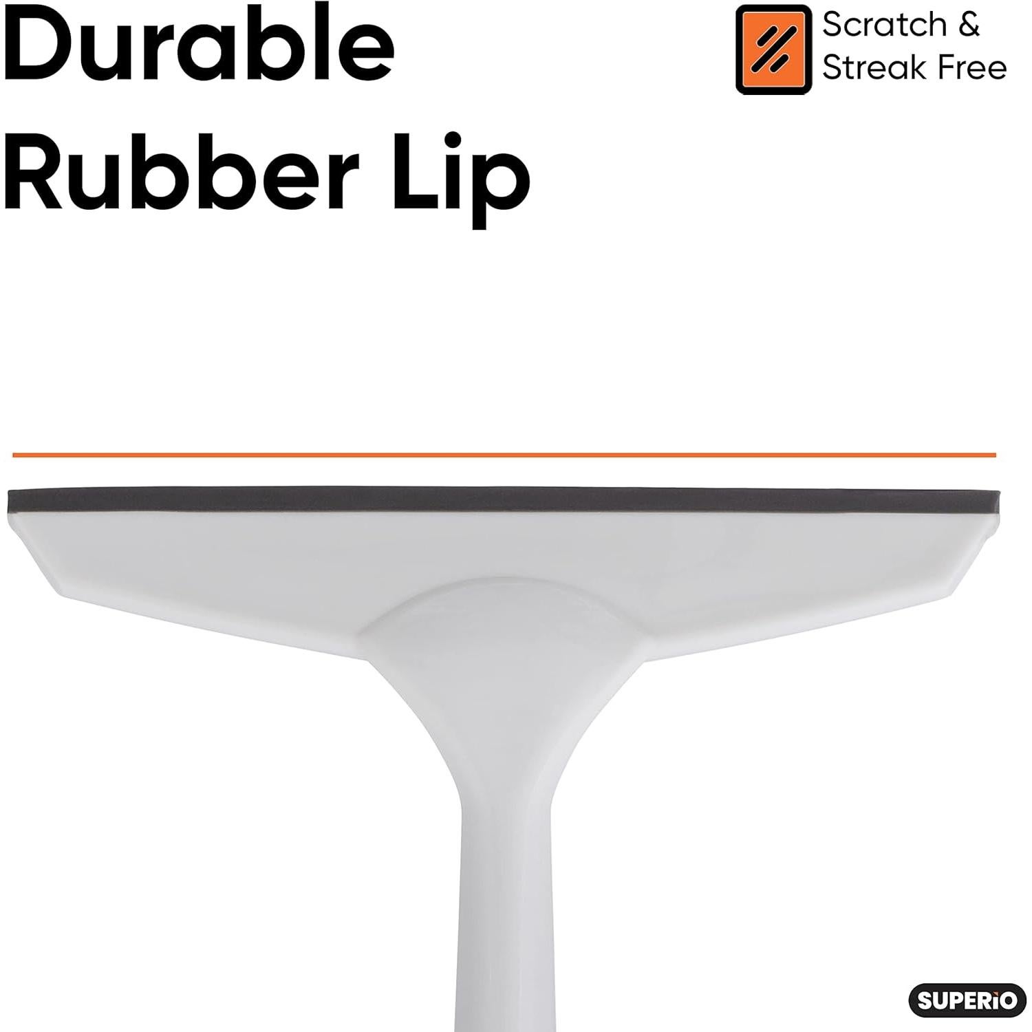 Goma Limpiadora de Ventanas Superio 15.24 cm 2 Paquete Azul-Gris