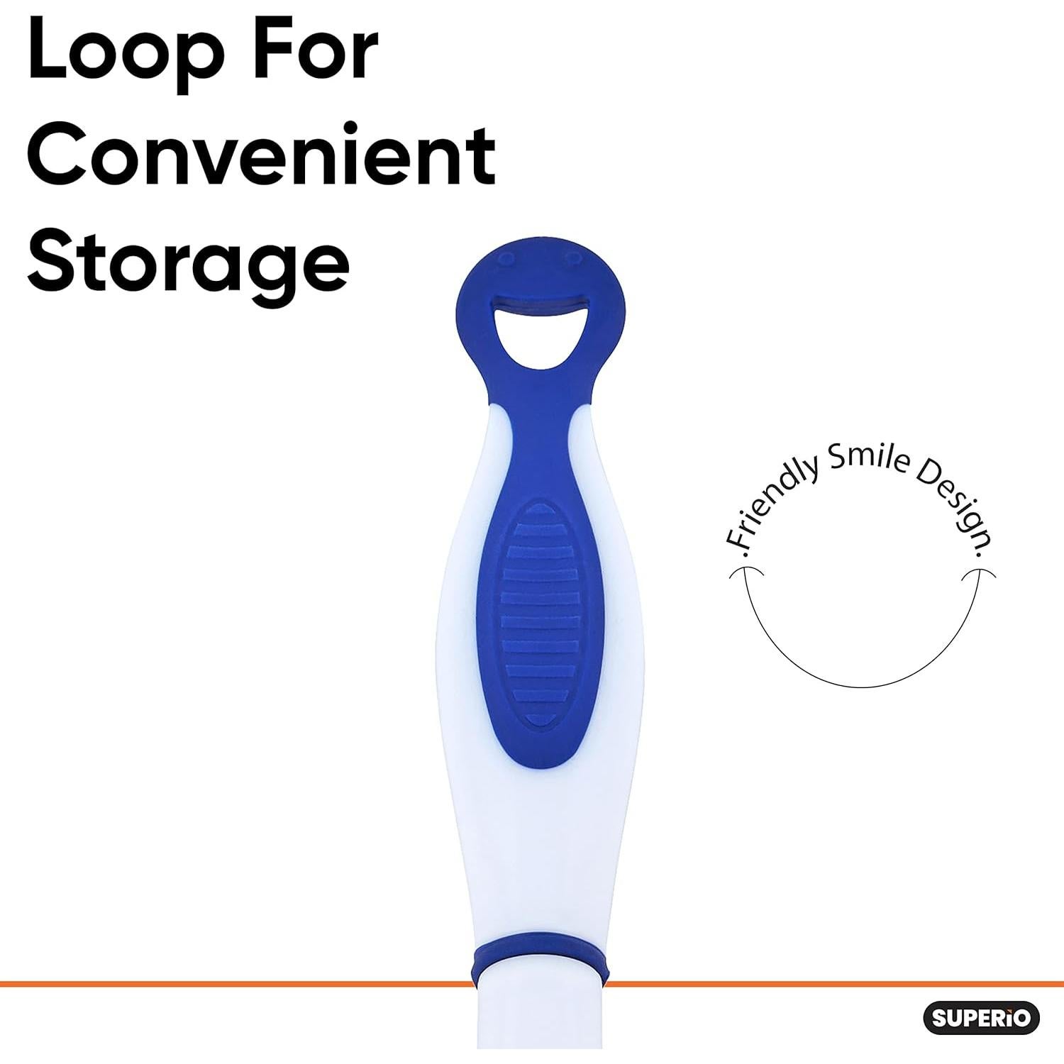 Goma Limpiadora de Ventanas Superio 15.24 cm 2 Paquete Azul-Gris