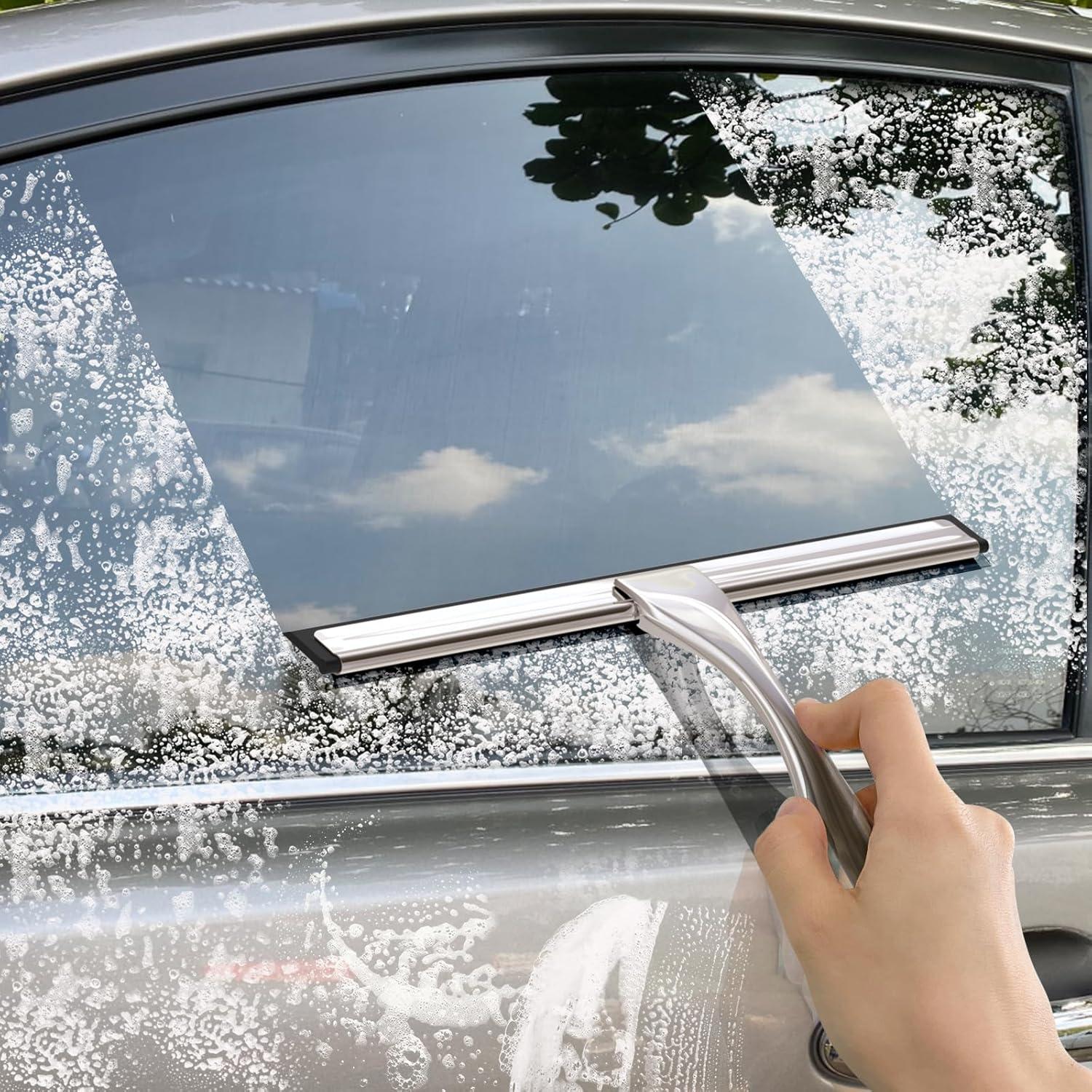 Limpiaparabrisas Multiusos Zeerun 25.4 cm Acero Inoxidable Plata