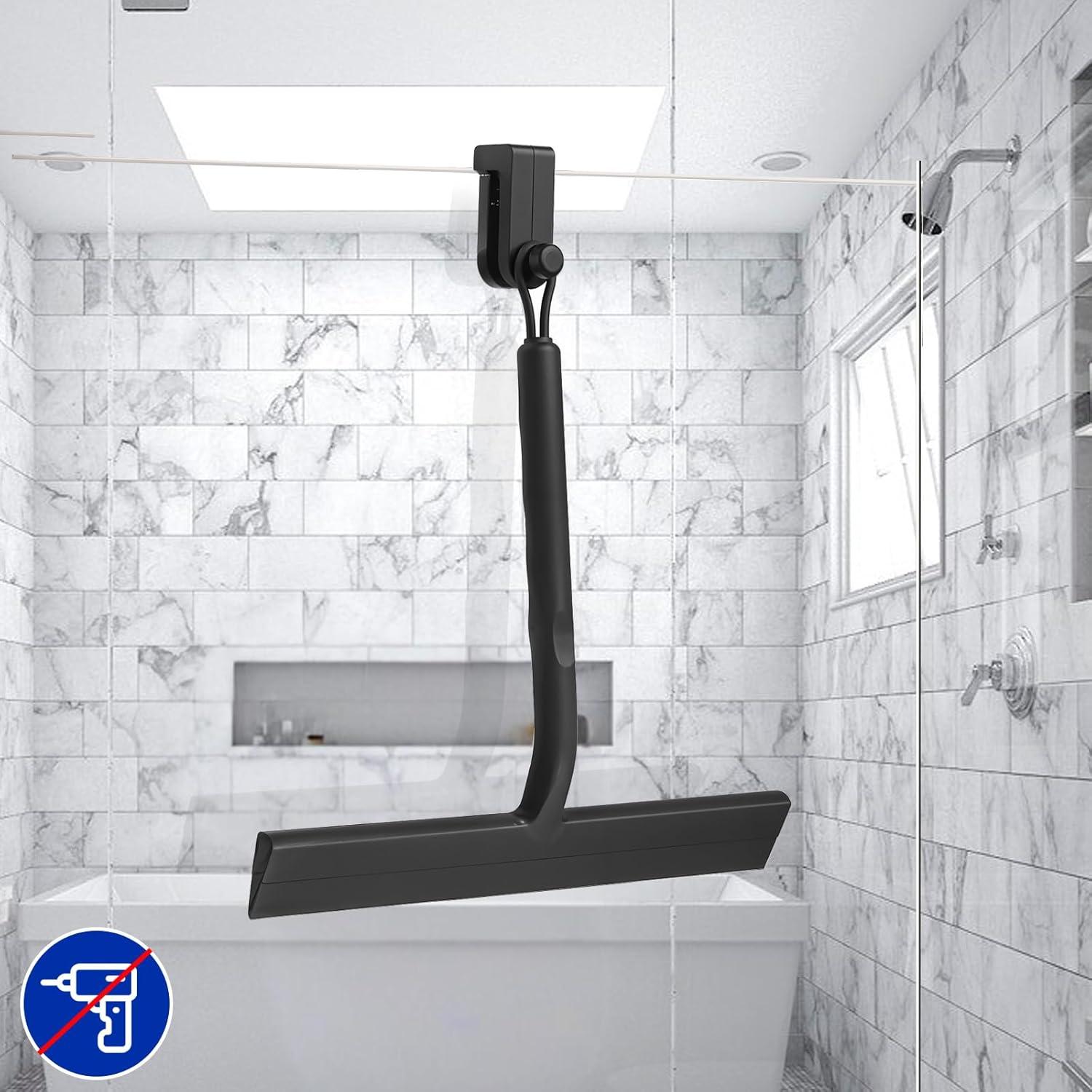 Raspador de Ducha Wlich 21.6 cm Silicona y Acero Inoxidable