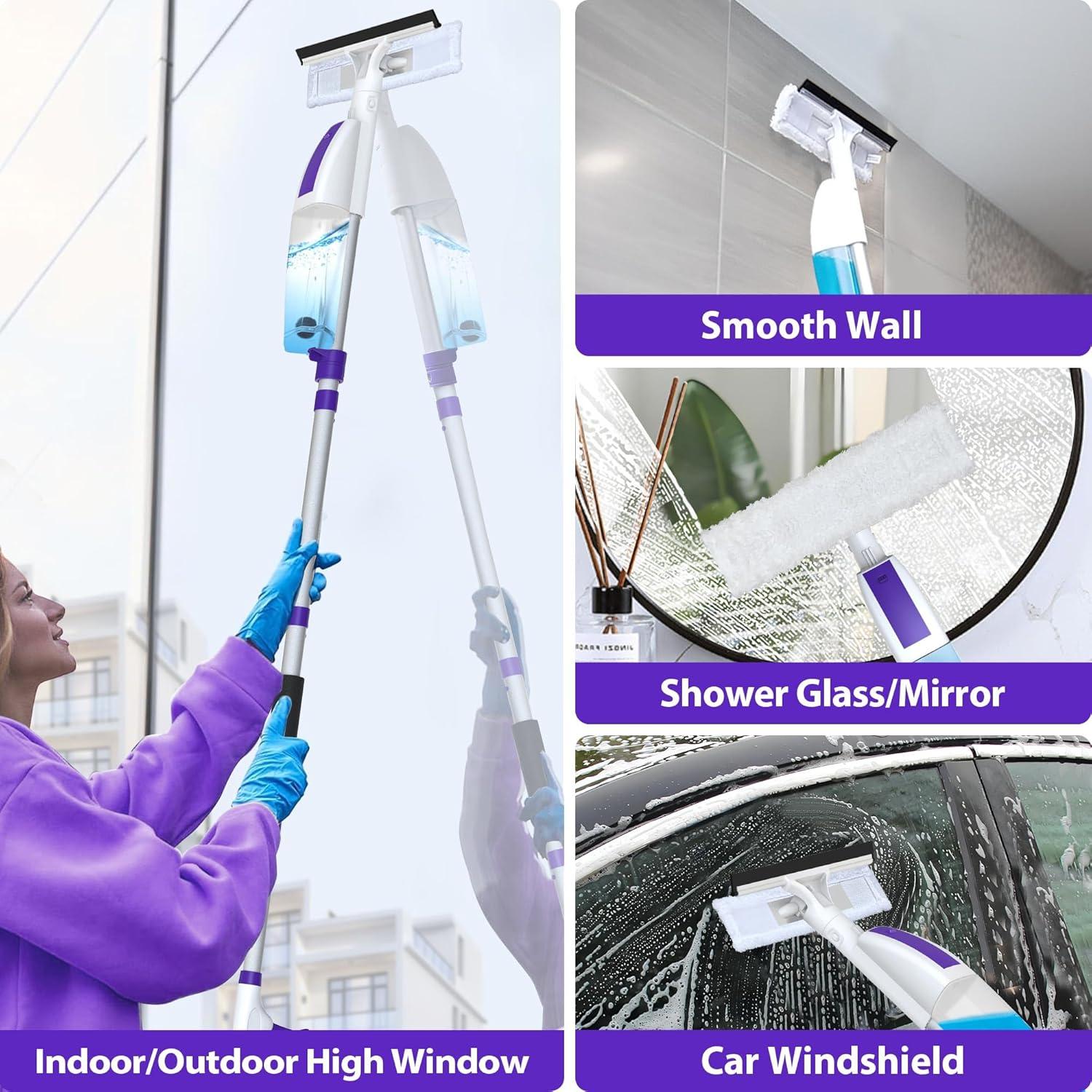 Kit Limpiaparabrisas 3 en 1 Hisucbetter con Extensión 152.4 cm