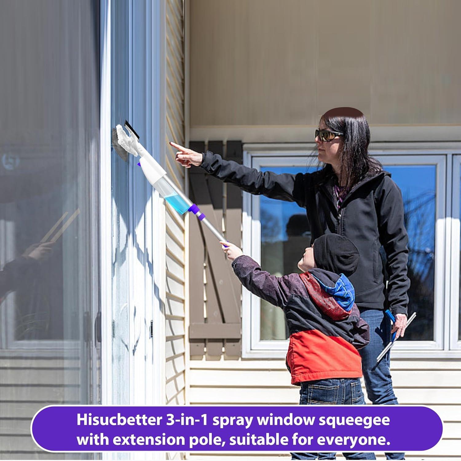 Kit Limpiaparabrisas 3 en 1 Hisucbetter con Extensión 152.4 cm