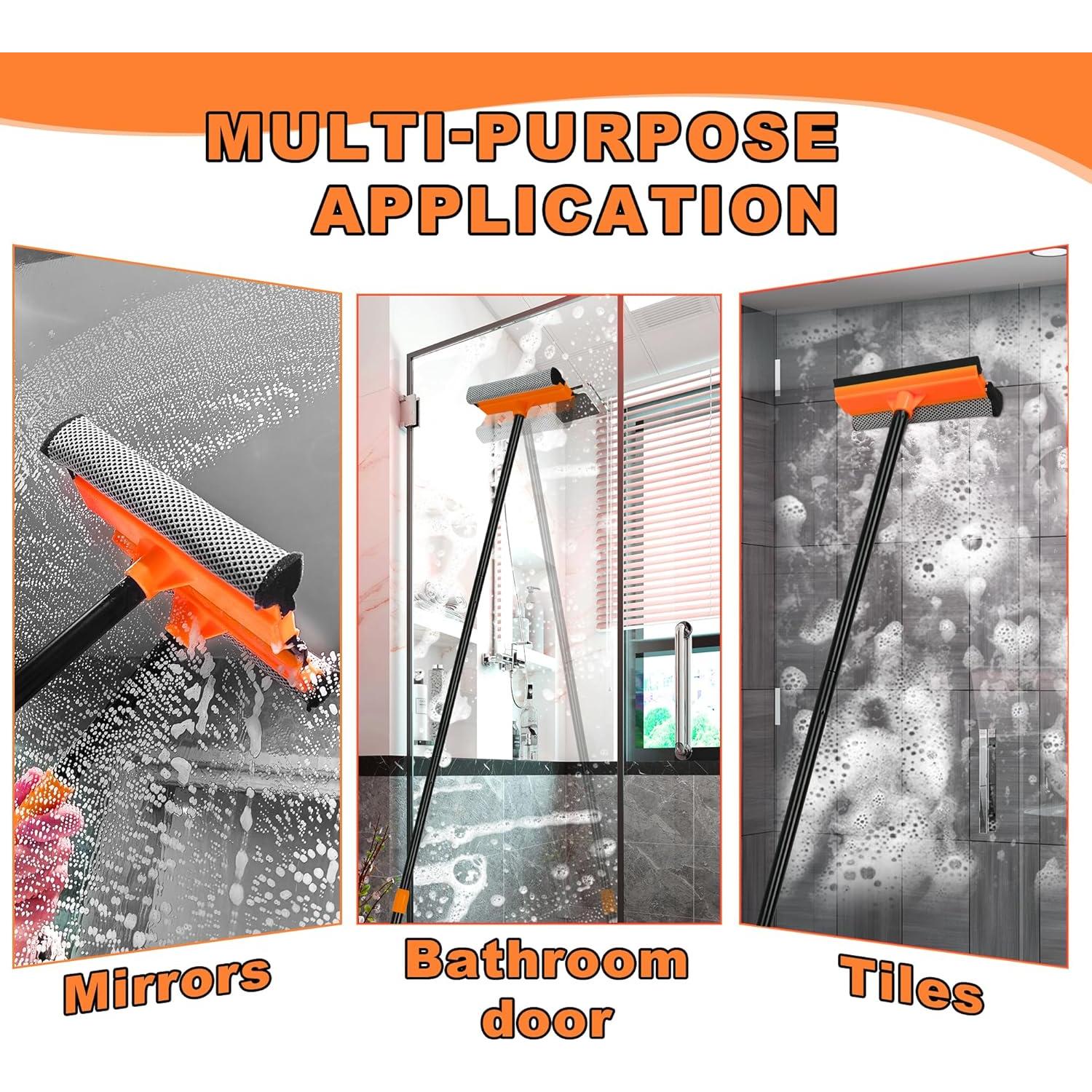 Limpiaparabrisas Extensible JEHONN 2-en-1 para Hogar y Auto