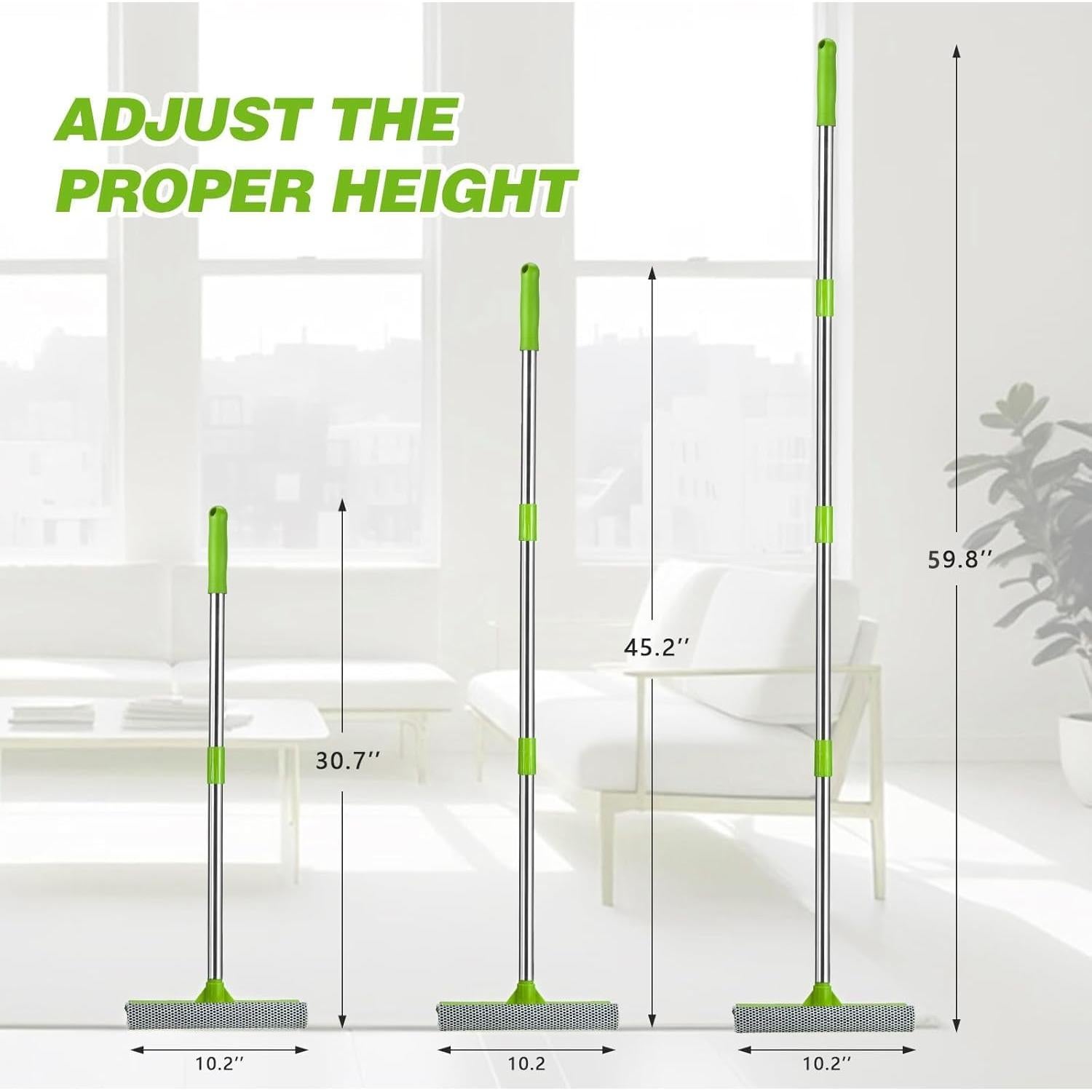 Limpiaparabrisas y Limpiador de Ventanas Bryquelin 2-en-1