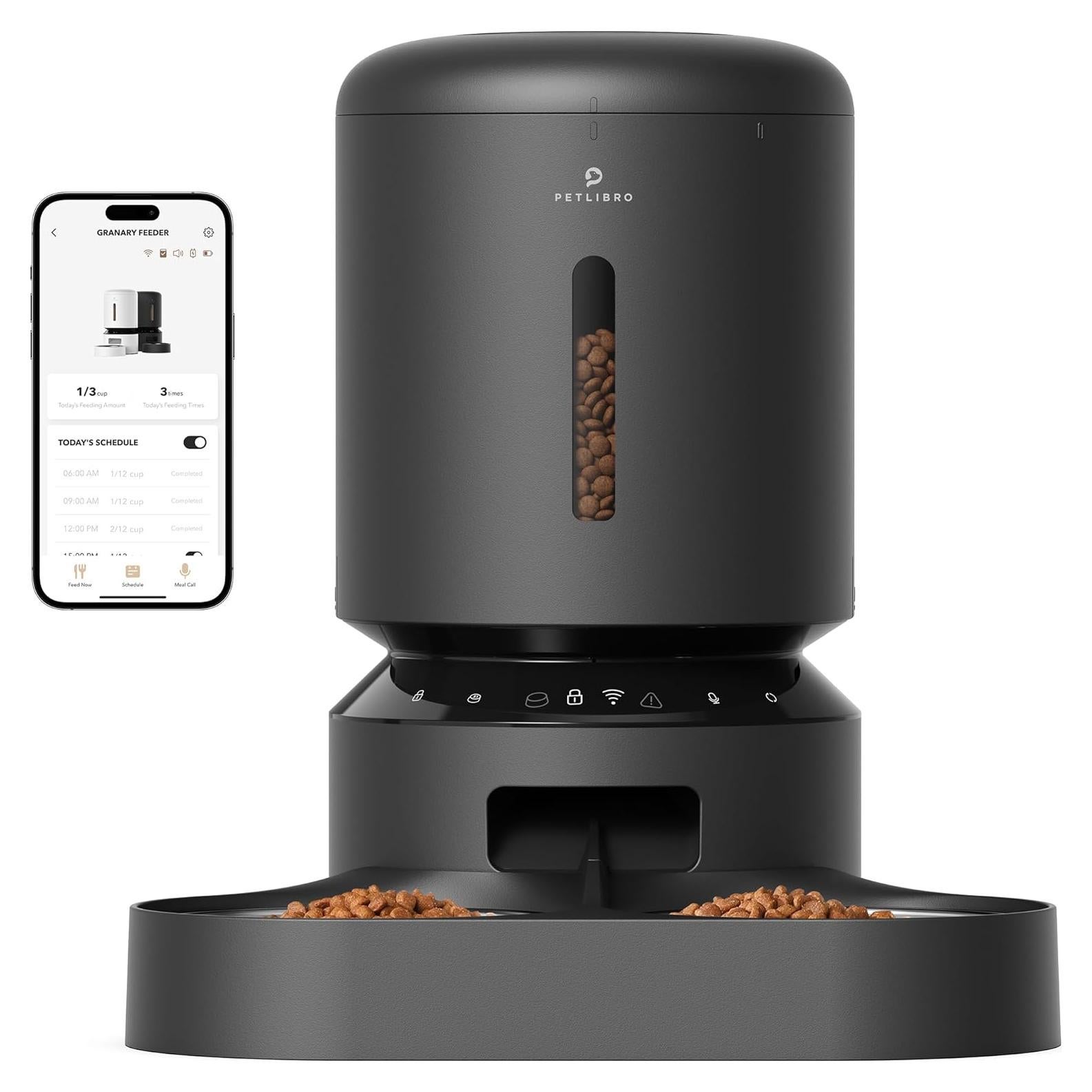 Dispensador Automático de Comida PETLIBRO 5L Doble Bandeja WiFi