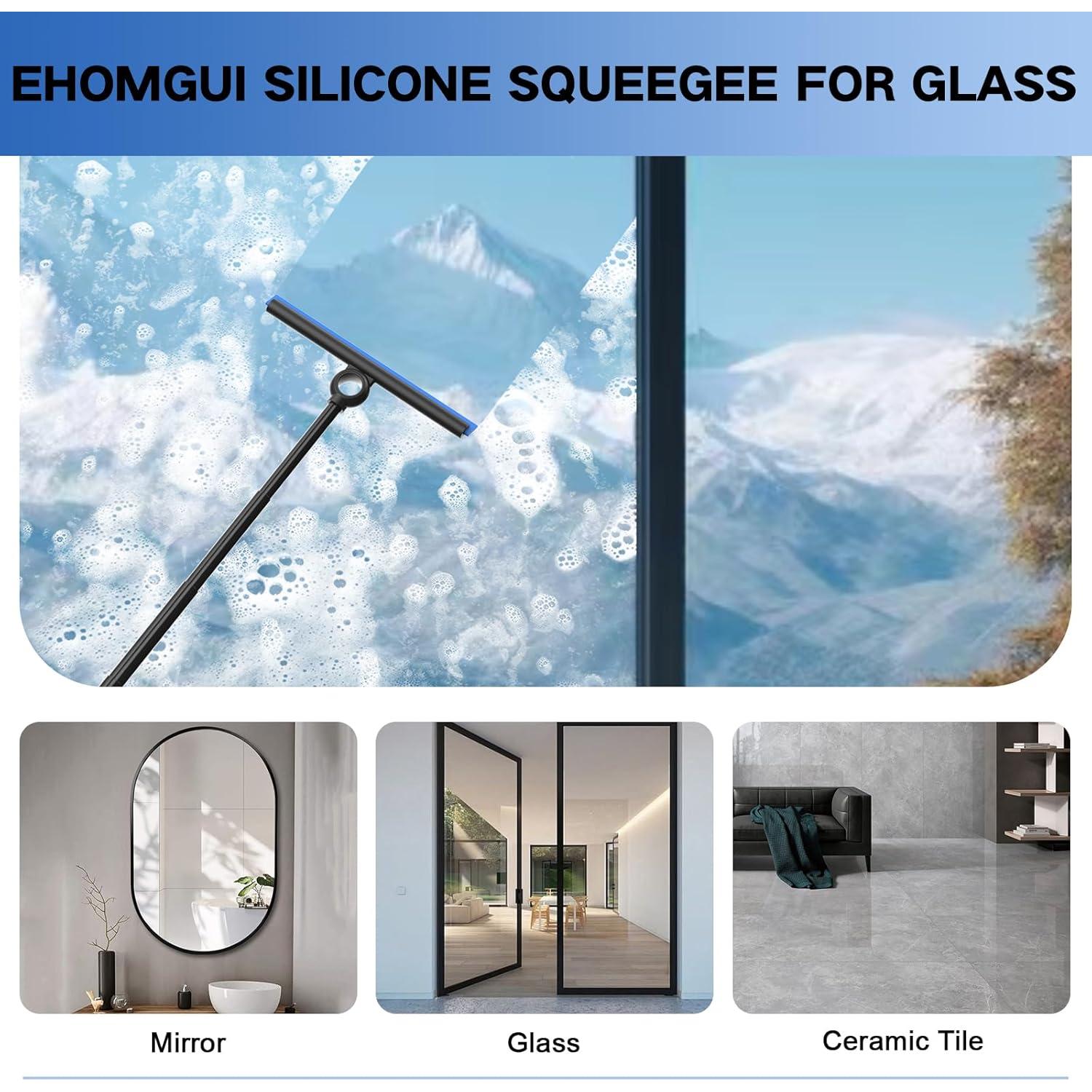 Raspador Telescópico EHOMGUI para Ventanas y Ducha 89.9 cm