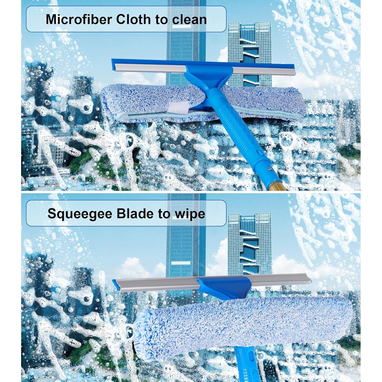 Kit de limpieza 2 en 1 ZKUAOGDI con postes de extensión 1.04 kg