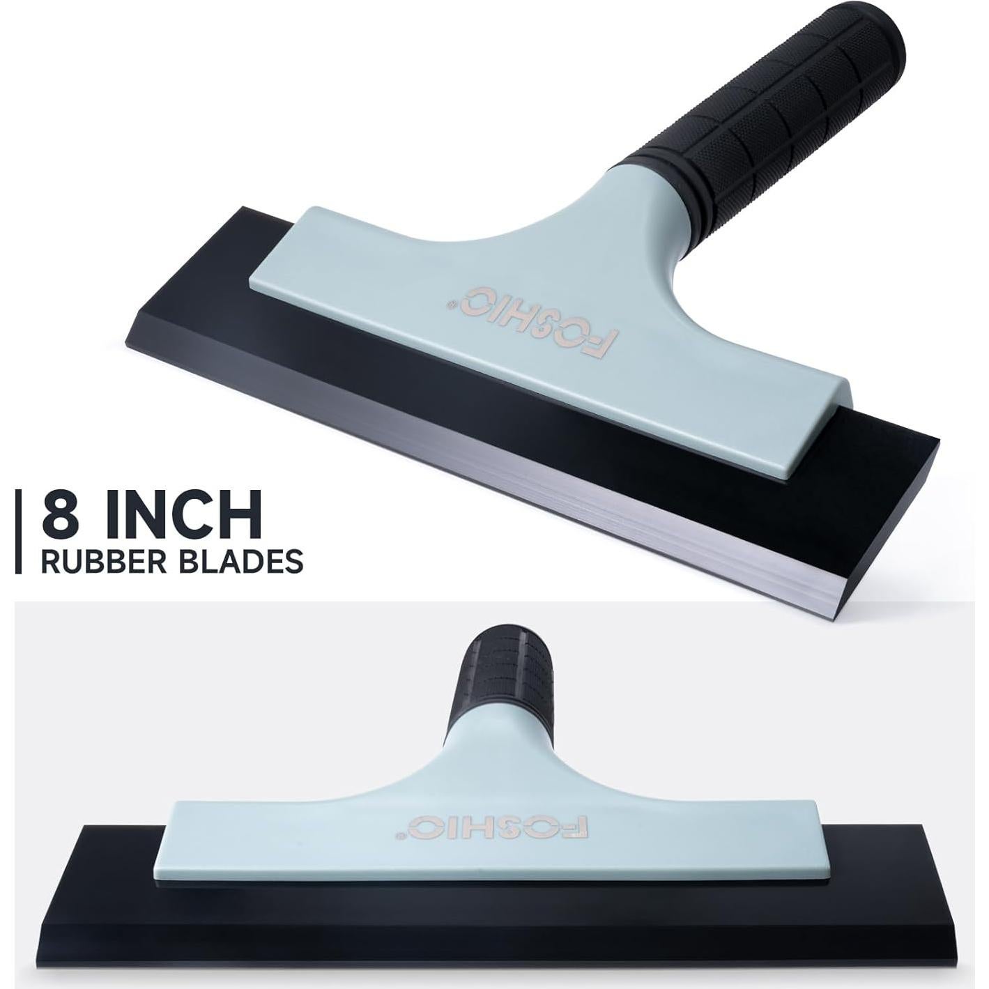 Limpiaparabrisas FOSHIO 20.32 cm Doble Cara Antideslizante - Paquete de 2